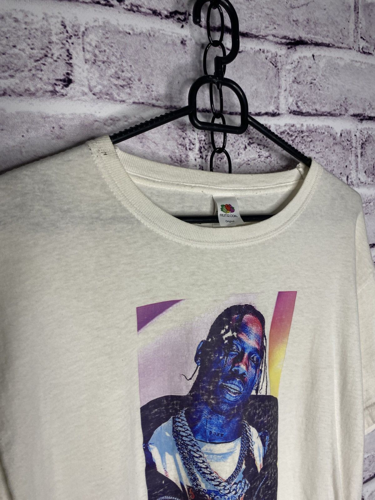 Travis Scott Mens Vintage T-Shirt Travis Scott Rap tees y2k Size US M / EU 48-50 / 2 - 3 Thumbnail