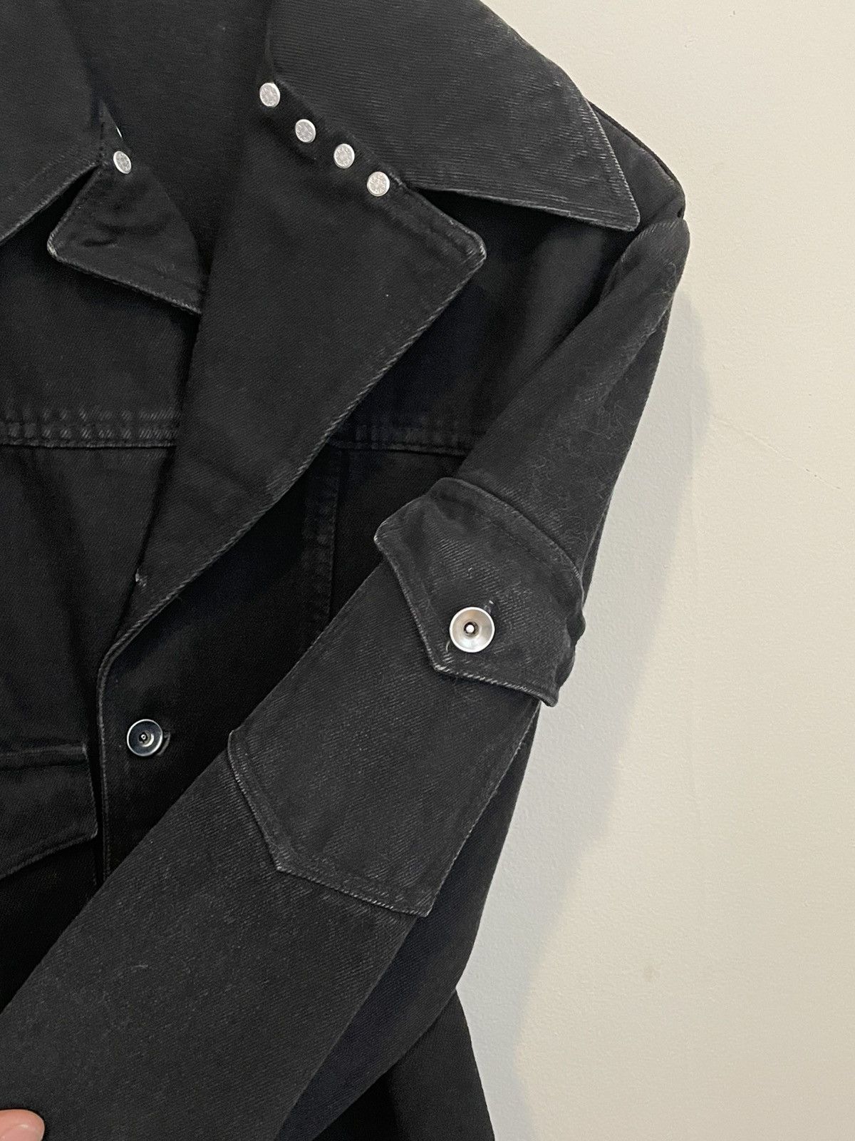 Other Sofia Metsoviti AW 2016 Black Denim Jacket Size US M / EU 48-50 / 2 - 4 Thumbnail