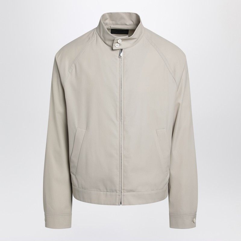 Prada Prada Sand-Colored Cotton Zip-Up Jacket Size US XXL / EU 58 / 5 - 1 Thumbnail