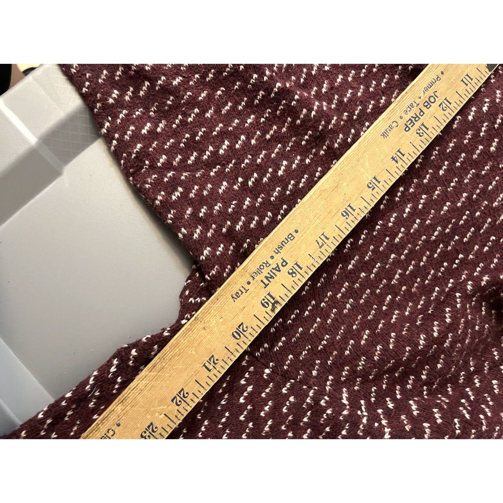 American Eagle Outfitters American Eagle Sweater Mens Medium Pullover Mock Neck Knit Cotton Wool Maroon Size US M / EU 48-50 / 2 - 6 Thumbnail