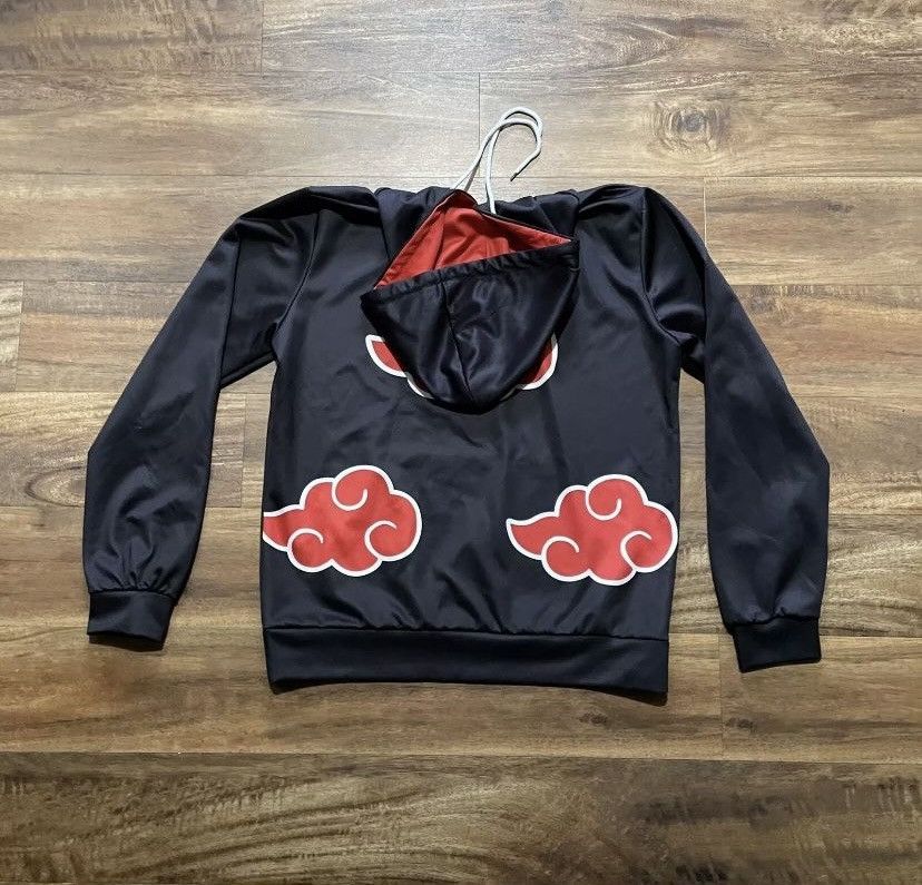 Other Naruto Cloud Anime Hoodie Black Red Sweatshirt - Size L Size US L / EU 52-54 / 3 - 3 Thumbnail