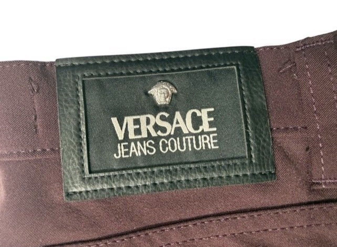 Versace Versace Jeans Couture Burgundy Pants (Made in Italy) Size US 29 - 3 Thumbnail