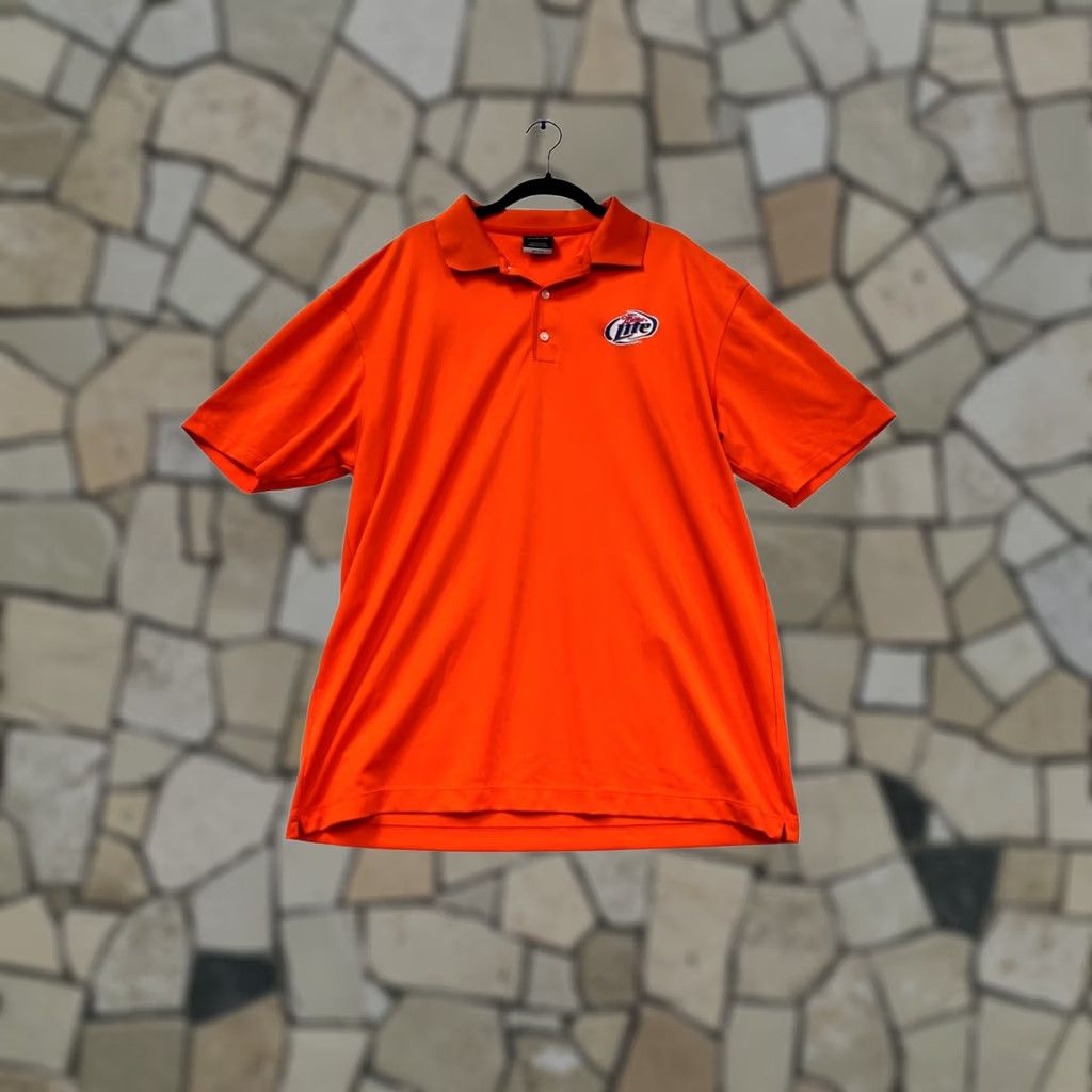 Nike Nike Golf Polo Shirt XL Dri-Fit Orange Logo - #426A Size US XL / EU 56 / 4 - 1 Thumbnail