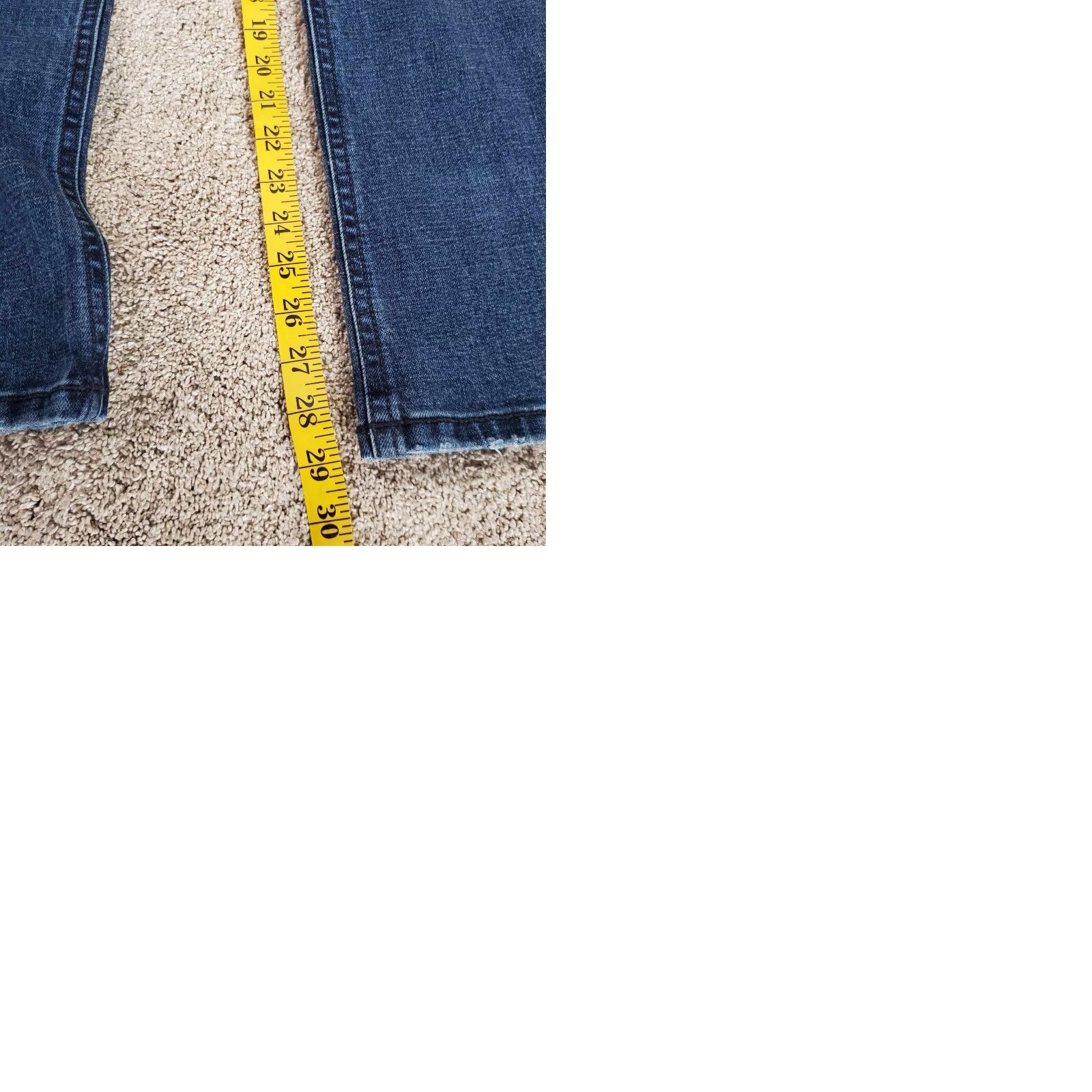 Denime VINTAGE Y2K TK Axel Jeans Blue 34x30 Mens Distressed Bootcut Slim Denim Rock Grunge Casual 5-Pocket Mens Size US 34 / EU 50 - 9 Thumbnail