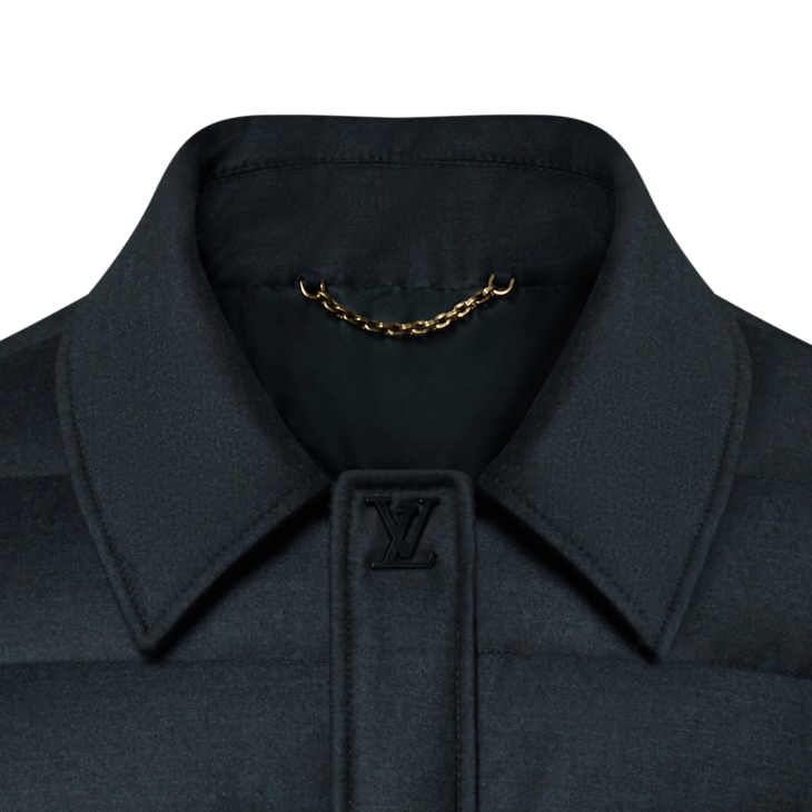 Louis Vuitton Wool-Silk Blend Light Down Blouson Size US XXS / EU 40 - 2 Thumbnail
