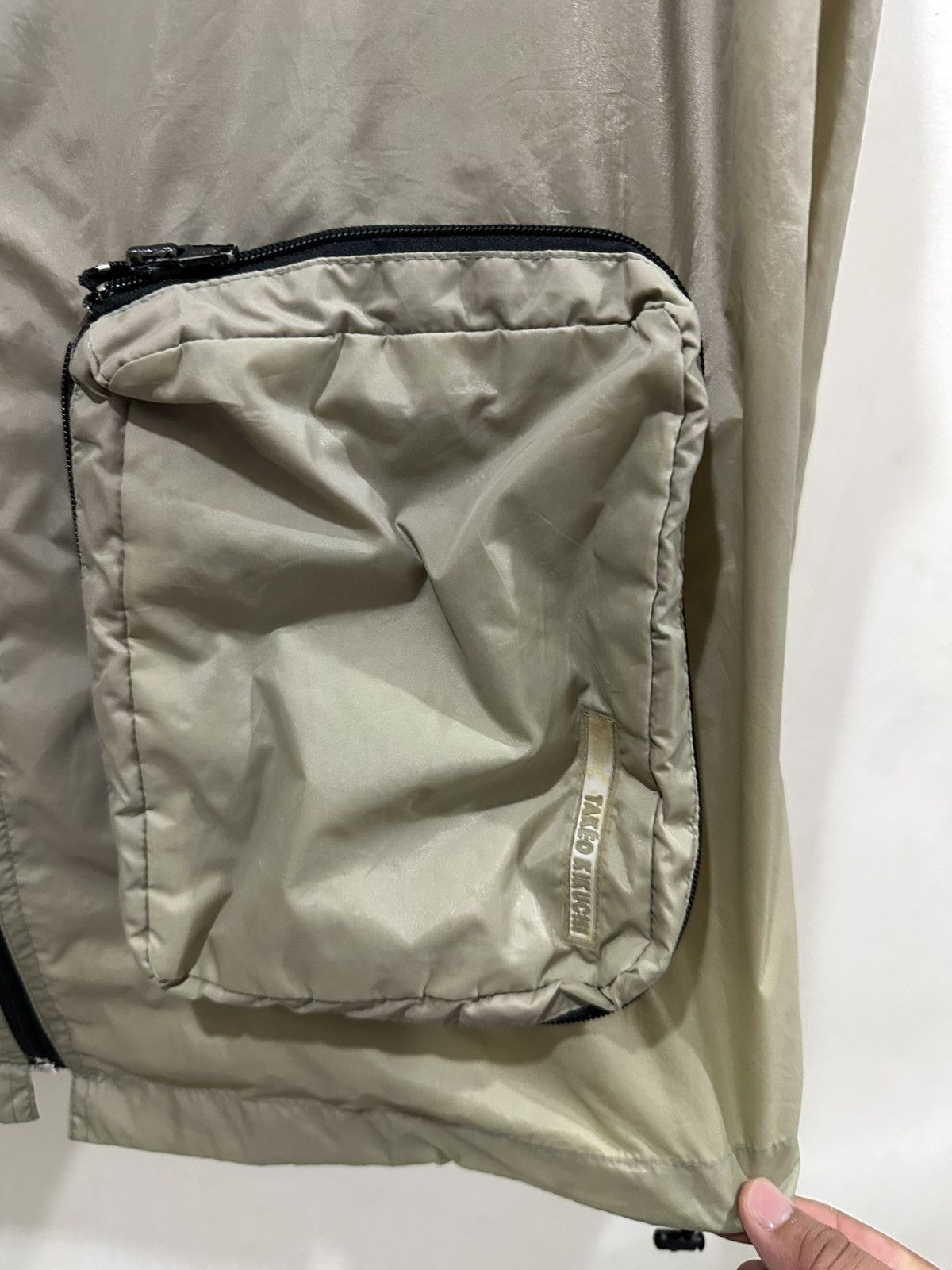 Japanese Brand VTG Distress Takeo Kikuchi Pocket Jacket Size US XL / EU 56 / 4 - 3 Thumbnail