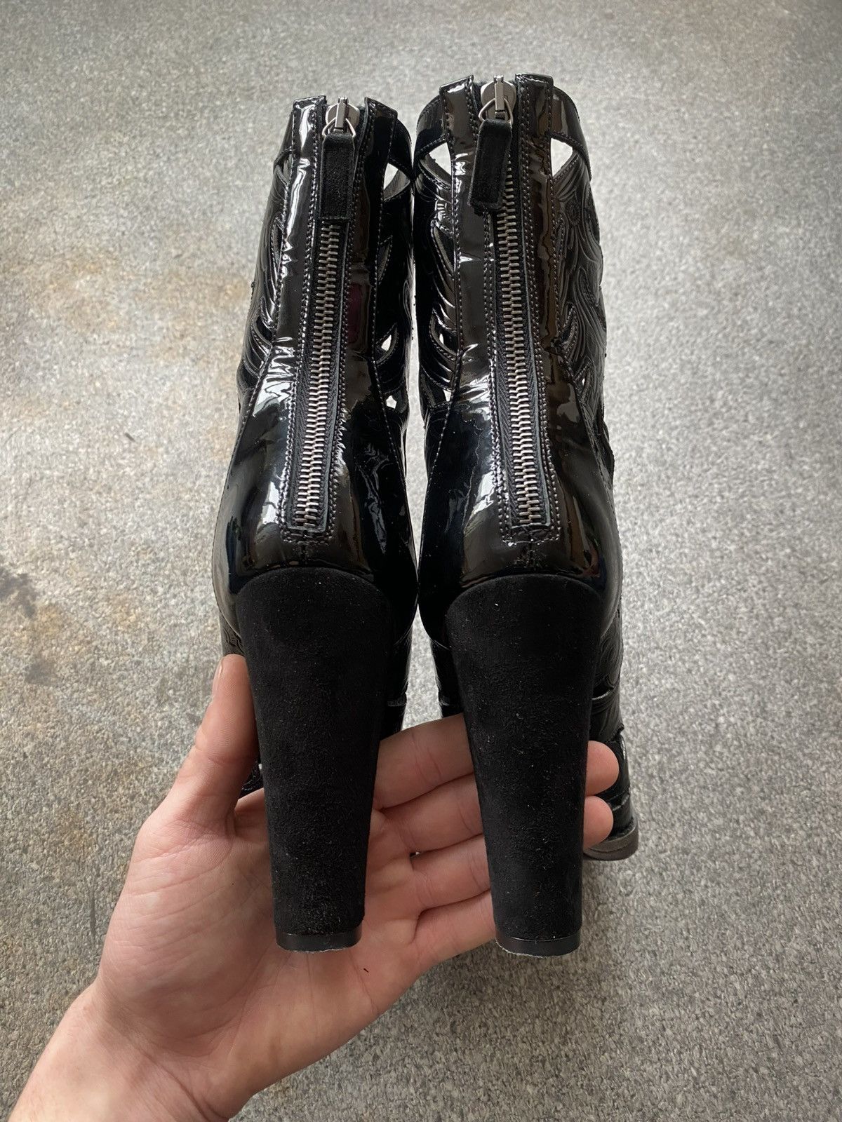 Balmain BALMAIN Runway SS12 Leather High Heels Ankle Boots Size US 8.5 / IT 38.5 - 7 Thumbnail