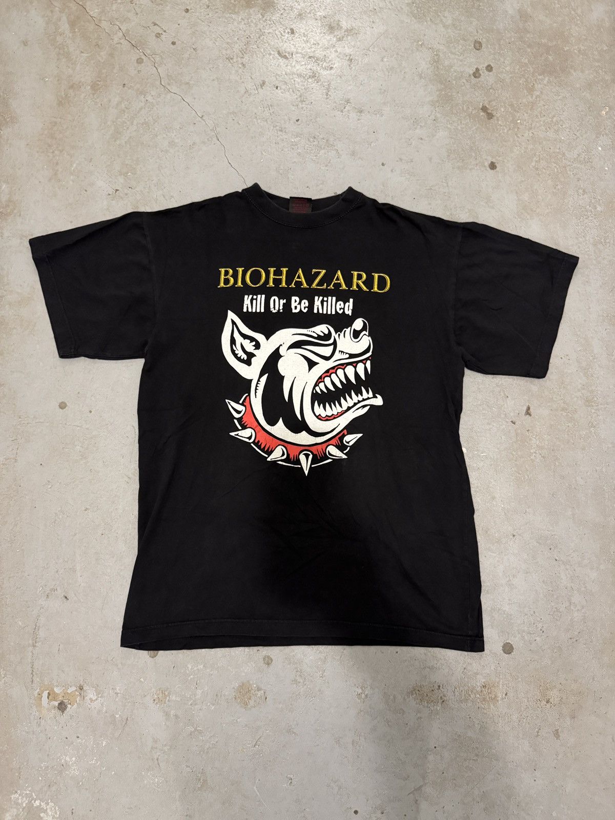 Band Tees *RARE* FIEND ENGLAND BIOHAZARD HARDCORE BAND TEE KILL XL Size US XL / EU 56 / 4 - 6 Thumbnail