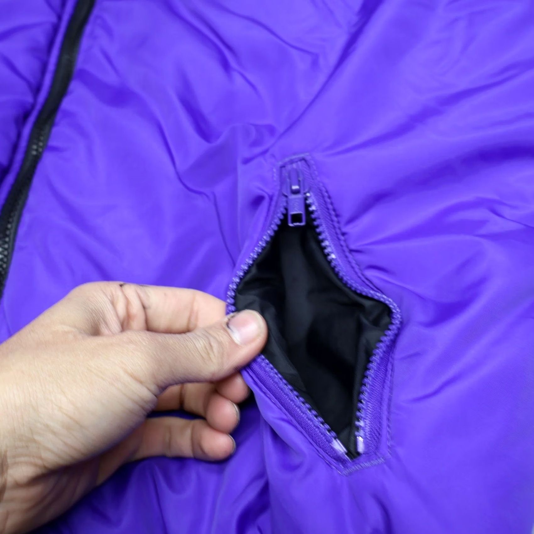 Rains VINTAGE Columbia Jacket Mens XL Purple Insulated Full Zip 90s Size US XL / EU 56 / 4 - 4 Thumbnail