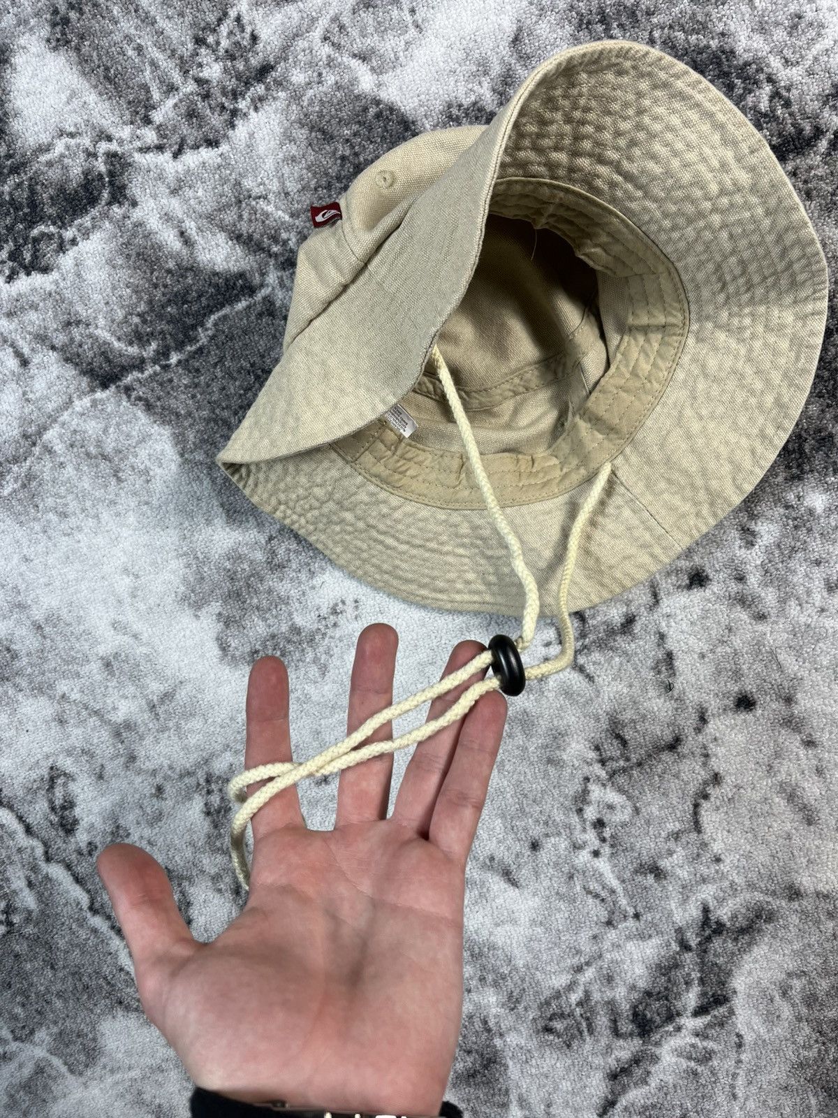 Quiksilver Vintage Quiksilver Bucket Hat Beige Surf Y2K Cotton Size ONE SIZE - 9 Thumbnail