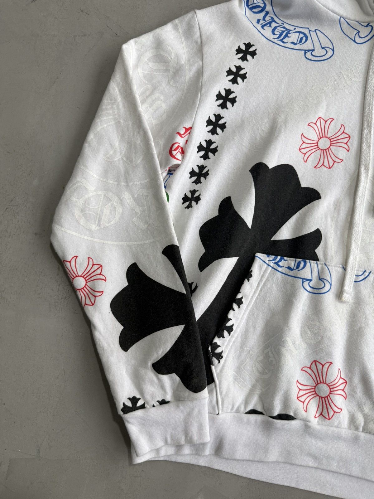 Chrome Hearts Rare - Stencil All Over Print Hoodie Size US M / EU 48-50 / 2 - 4 Thumbnail