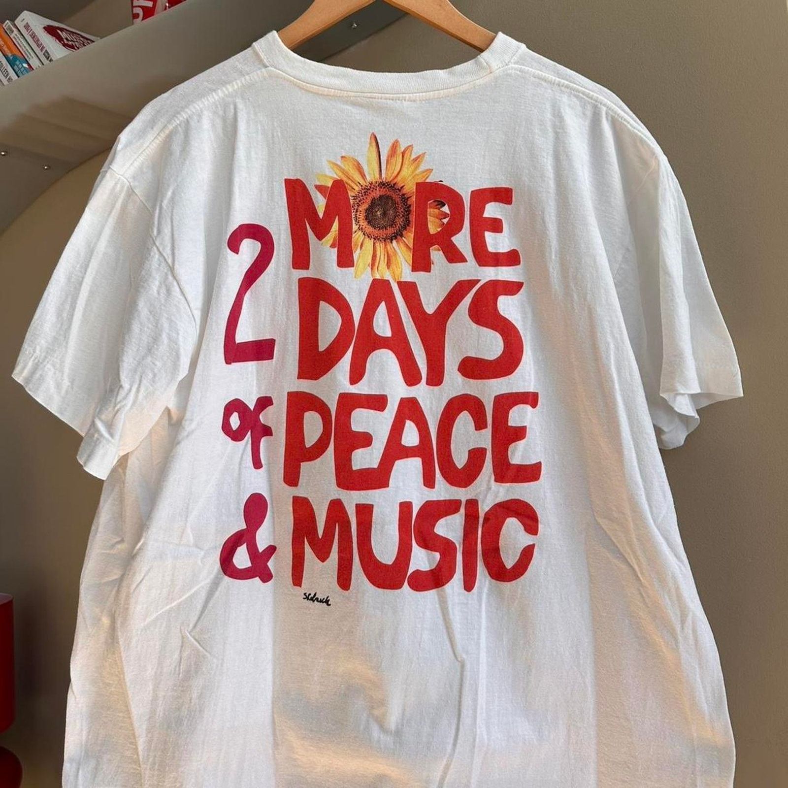 Band Tees × Vintage Vintage 1994 Woodstock Shirt Size US XL / EU 56 / 4 - 7 Thumbnail