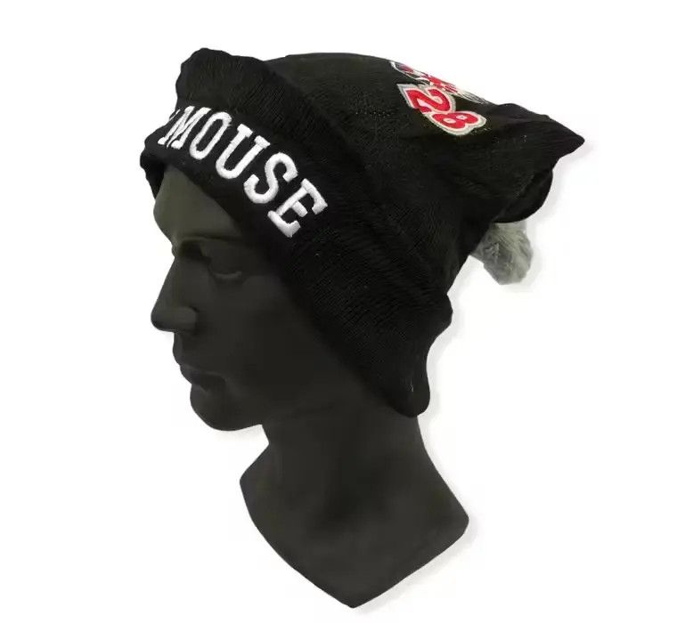 Disney × Mickey Mouse Vintage Mickey Mouse Cartoon Beanie Hat Size ONE SIZE - 2 Thumbnail