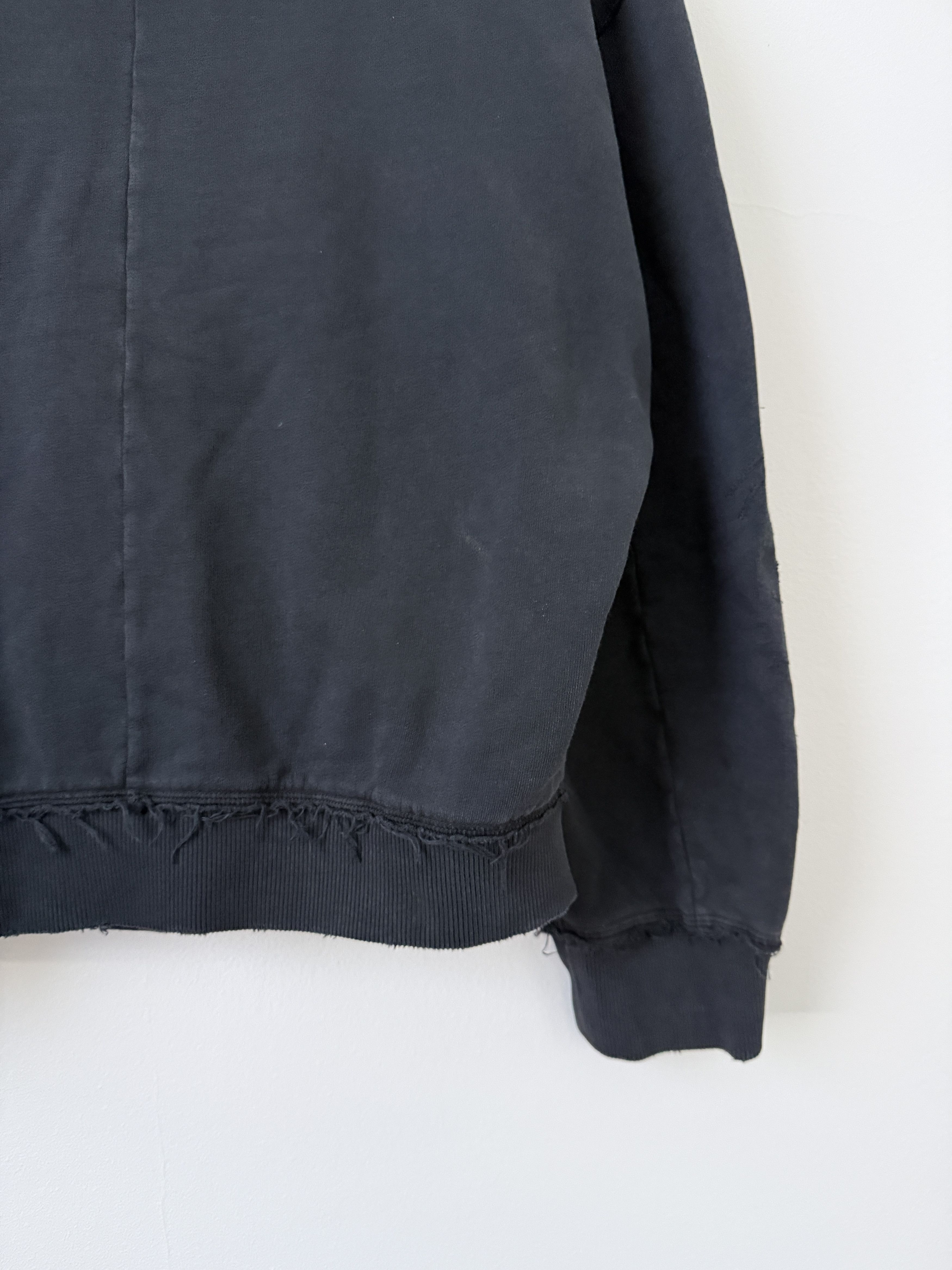 Maison Margiela MM6 Distressed Hoodie Size US XS / EU 42 / 0 - 17 Thumbnail