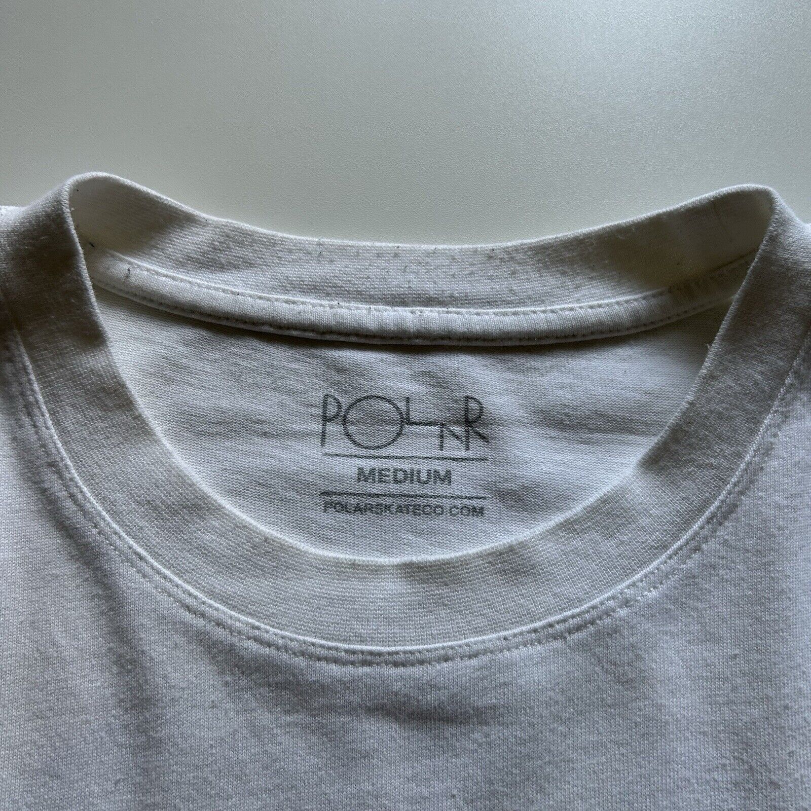 Polar Skate Co. Polar Skate Co Skateboarding T Shirt Size Medium White Rare Size US M / EU 48-50 / 2 - 5 Thumbnail