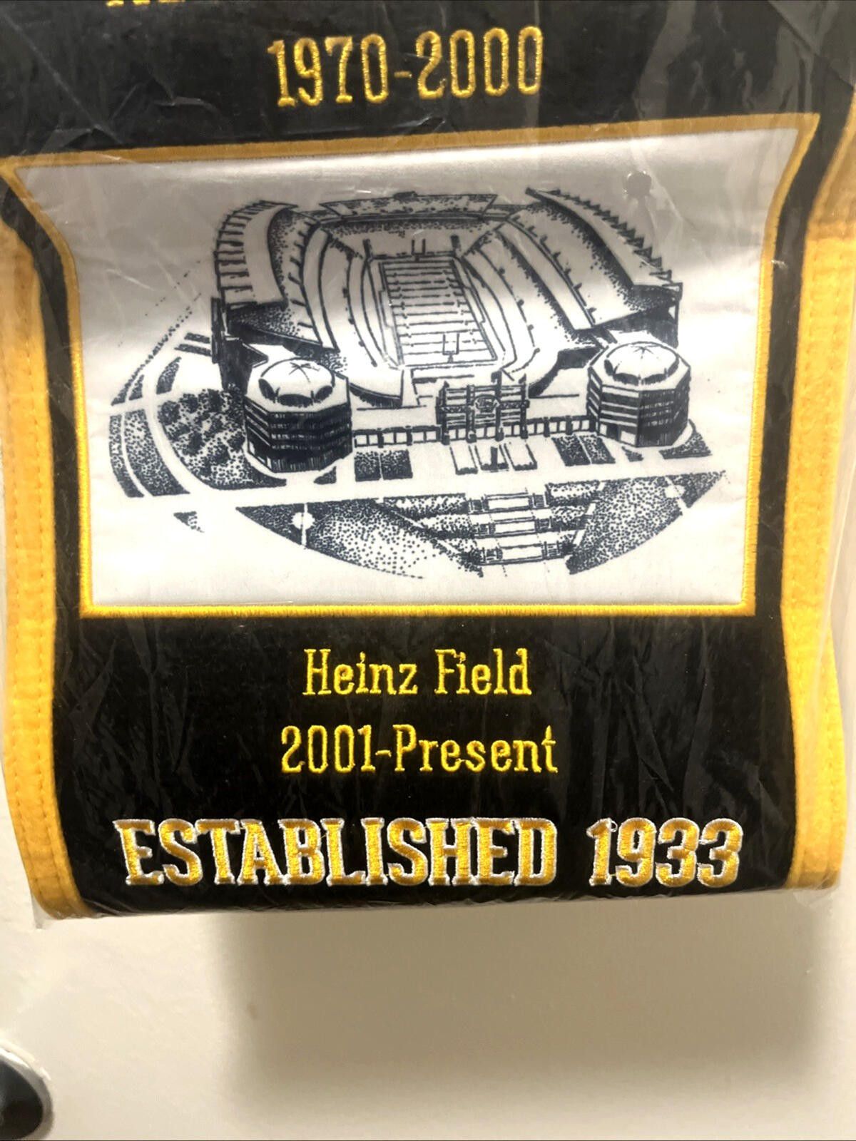 Other Pittsburgh Steelers Heritage Banner Stadiums Past-Present Size ONE SIZE - 3 Thumbnail