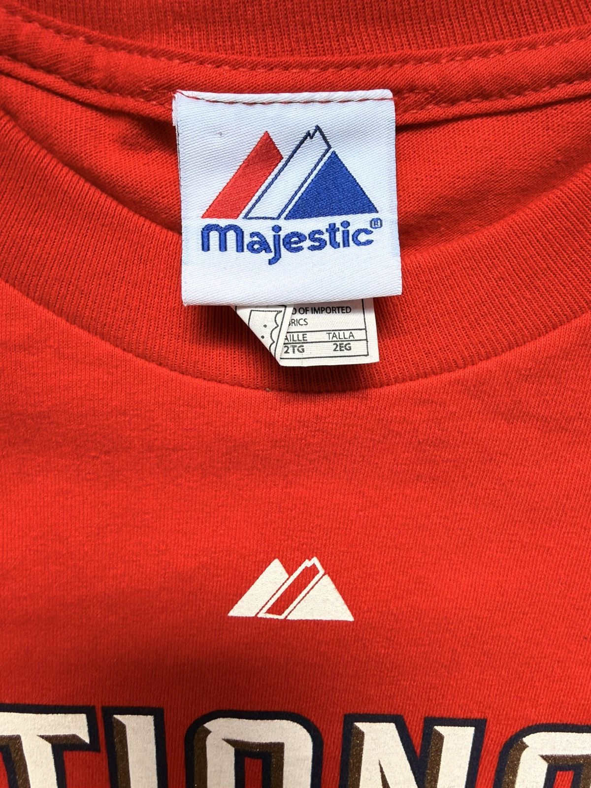 Majestic Washington Nationals Player Tee Size US XXL / EU 58 / 5 - 4 Thumbnail