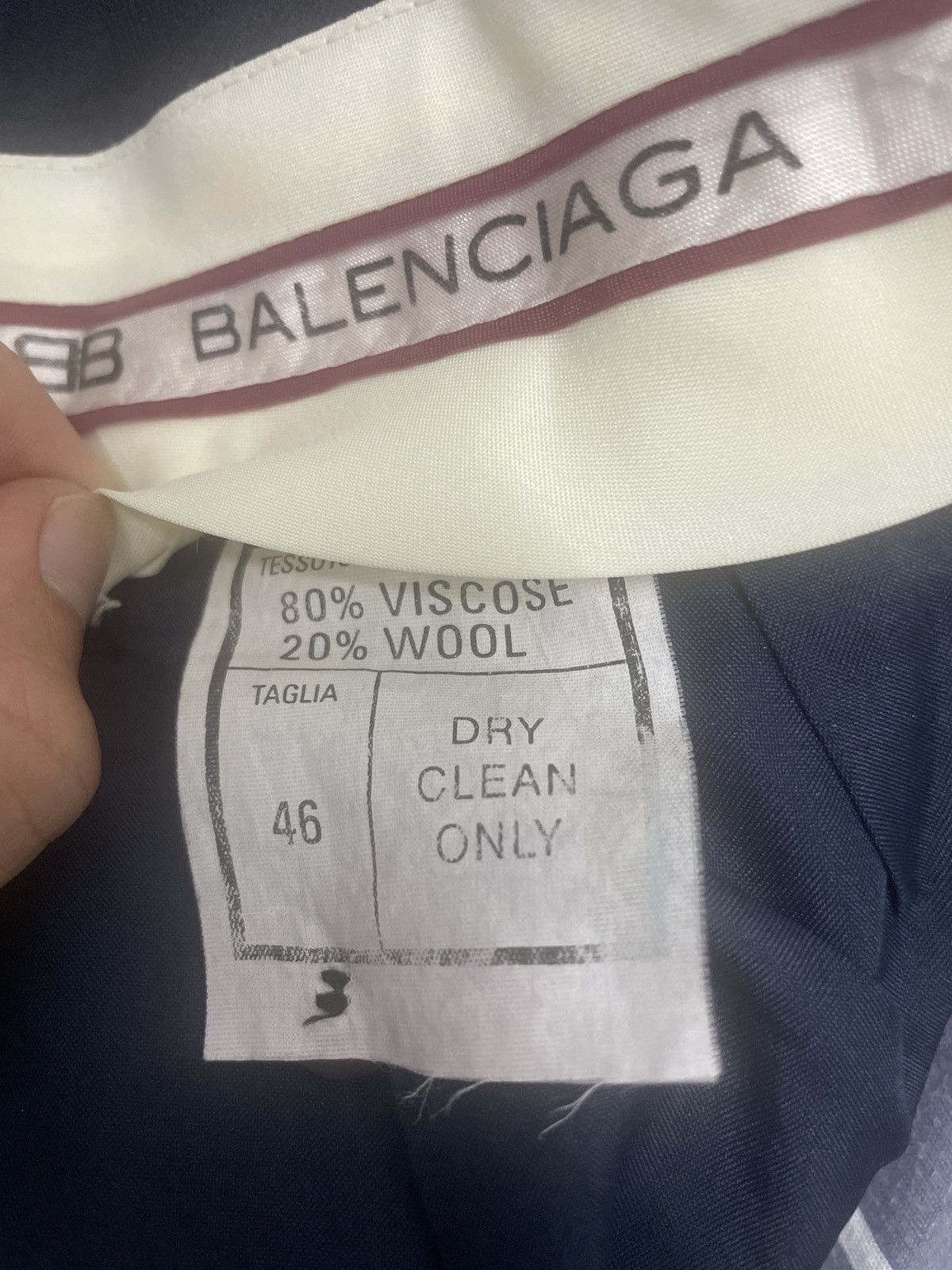 Balenciaga OFFER🔥Vintage balenciaga baggy wool pants Size 28" / US 6 / IT 42 - 16 Thumbnail