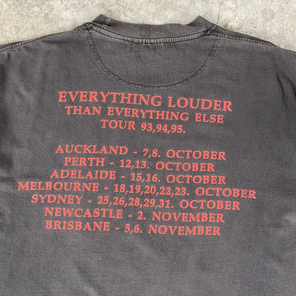 Band Tees Vintage 1993 Meat Loaf Tour Promo Sun Faded Tee Size US XL / EU 56 / 4 - 12 Thumbnail