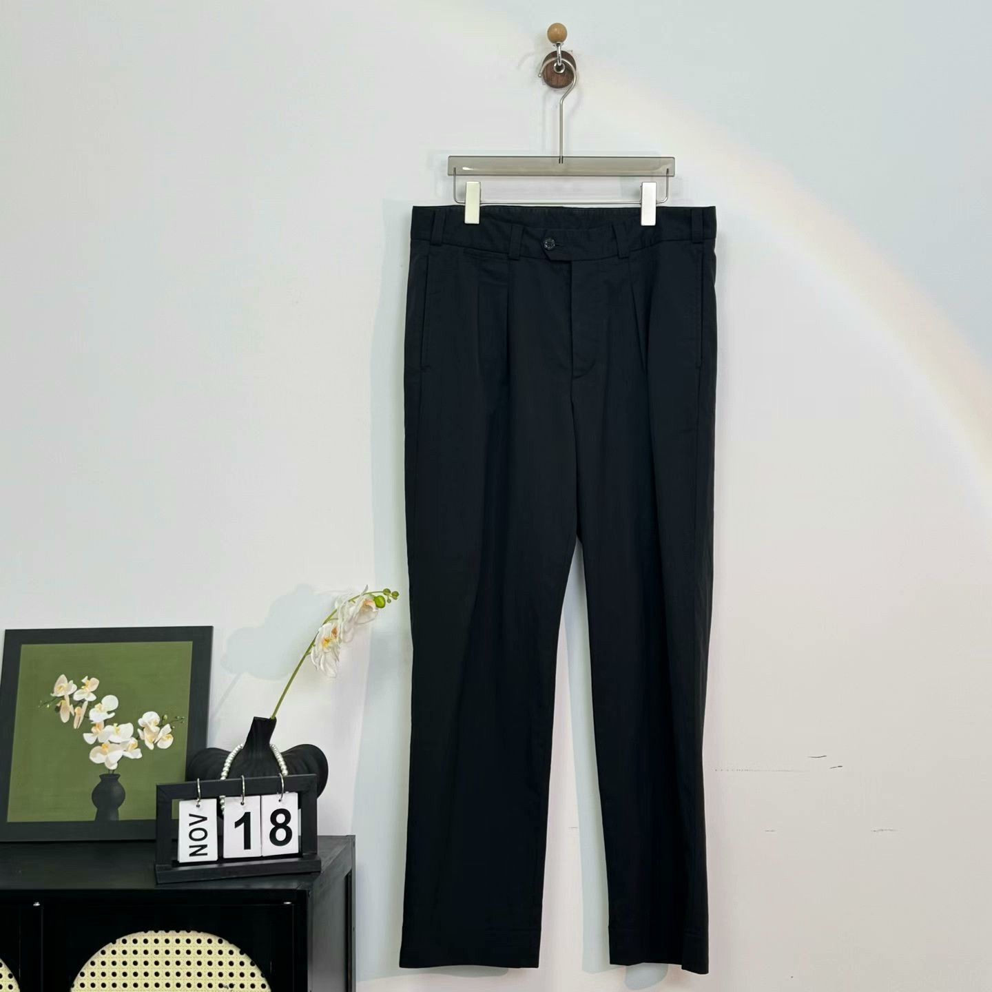 Moncler moncler black logo dress pants size 48 Size US 38 / EU 54 - 1 Thumbnail