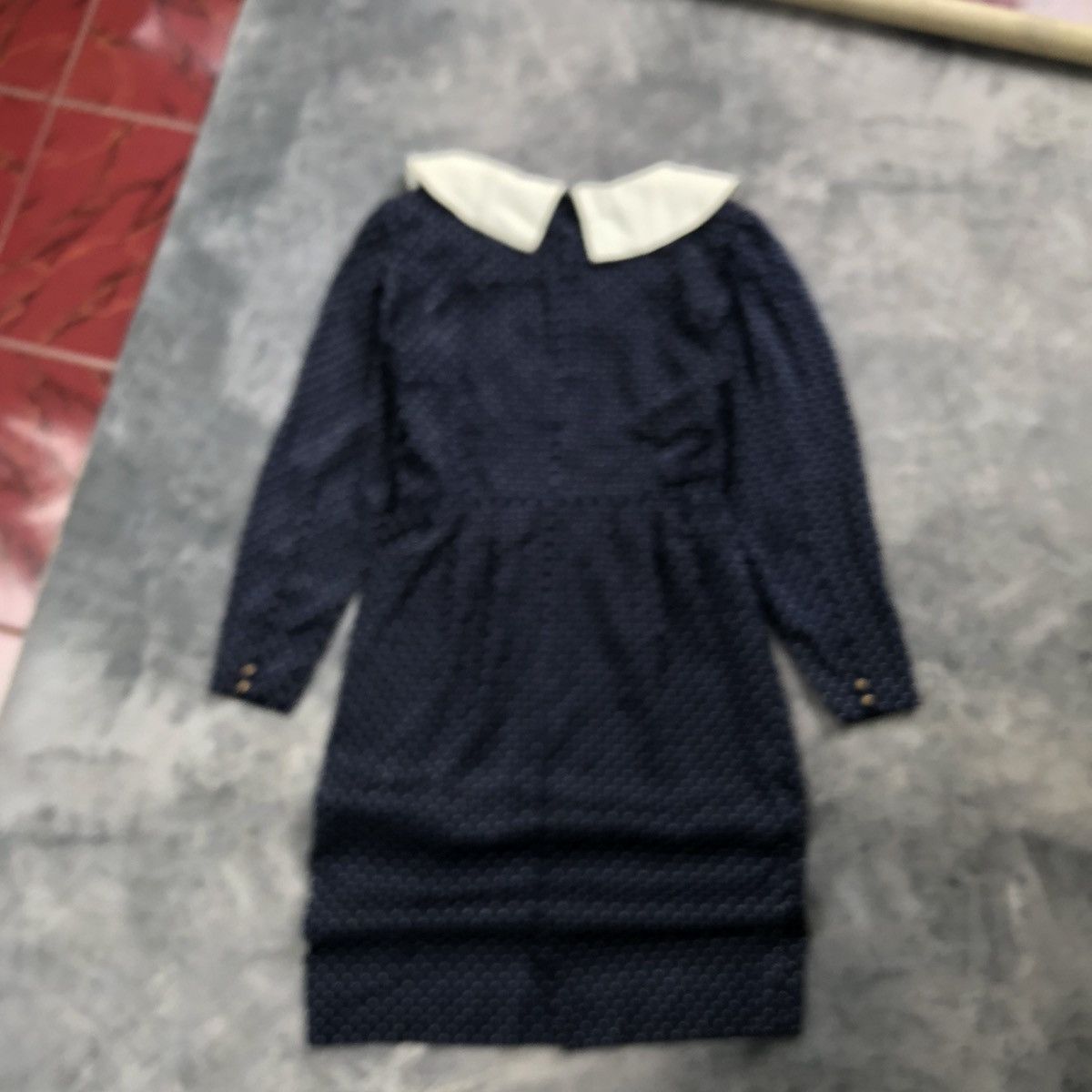 Hanae Mori Vintage HANAE MORI New York Print Silk Dress Size M / US 6-8 / IT 42-44 - 7 Thumbnail
