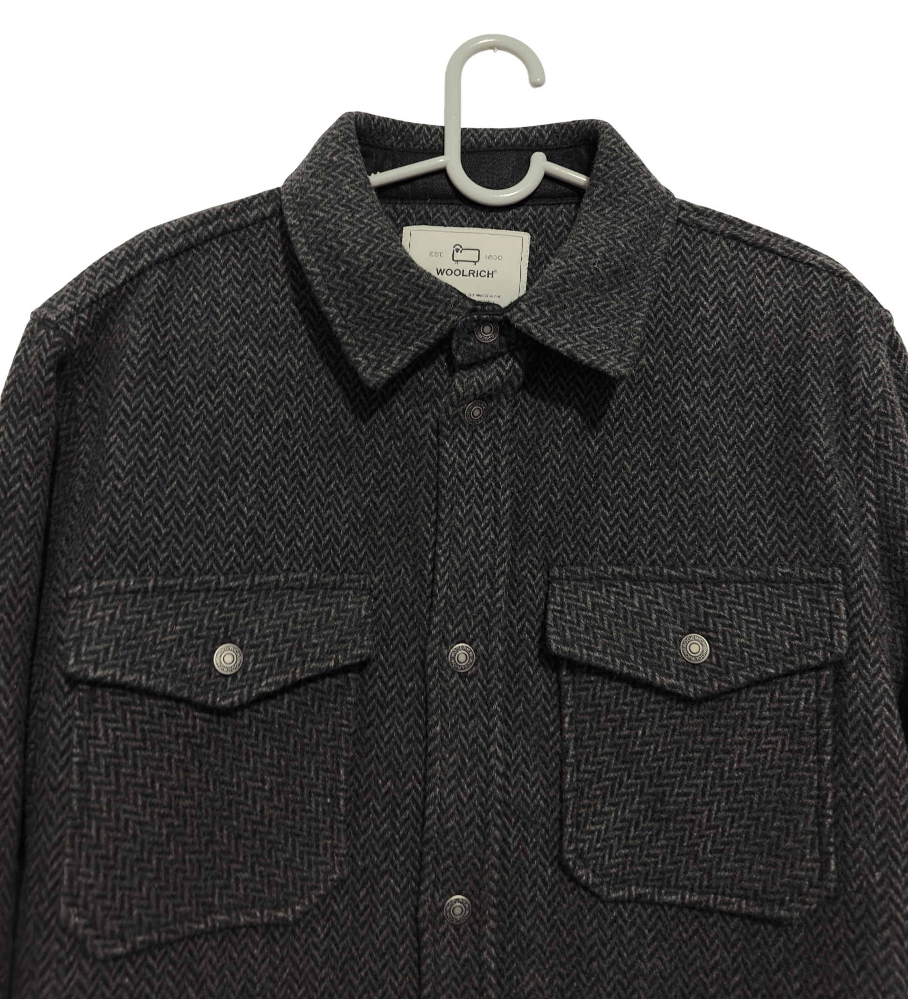 Woolrich Woolen Mills Shirt Jacket Wool Size US M / EU 48-50 / 2 - 2 Thumbnail