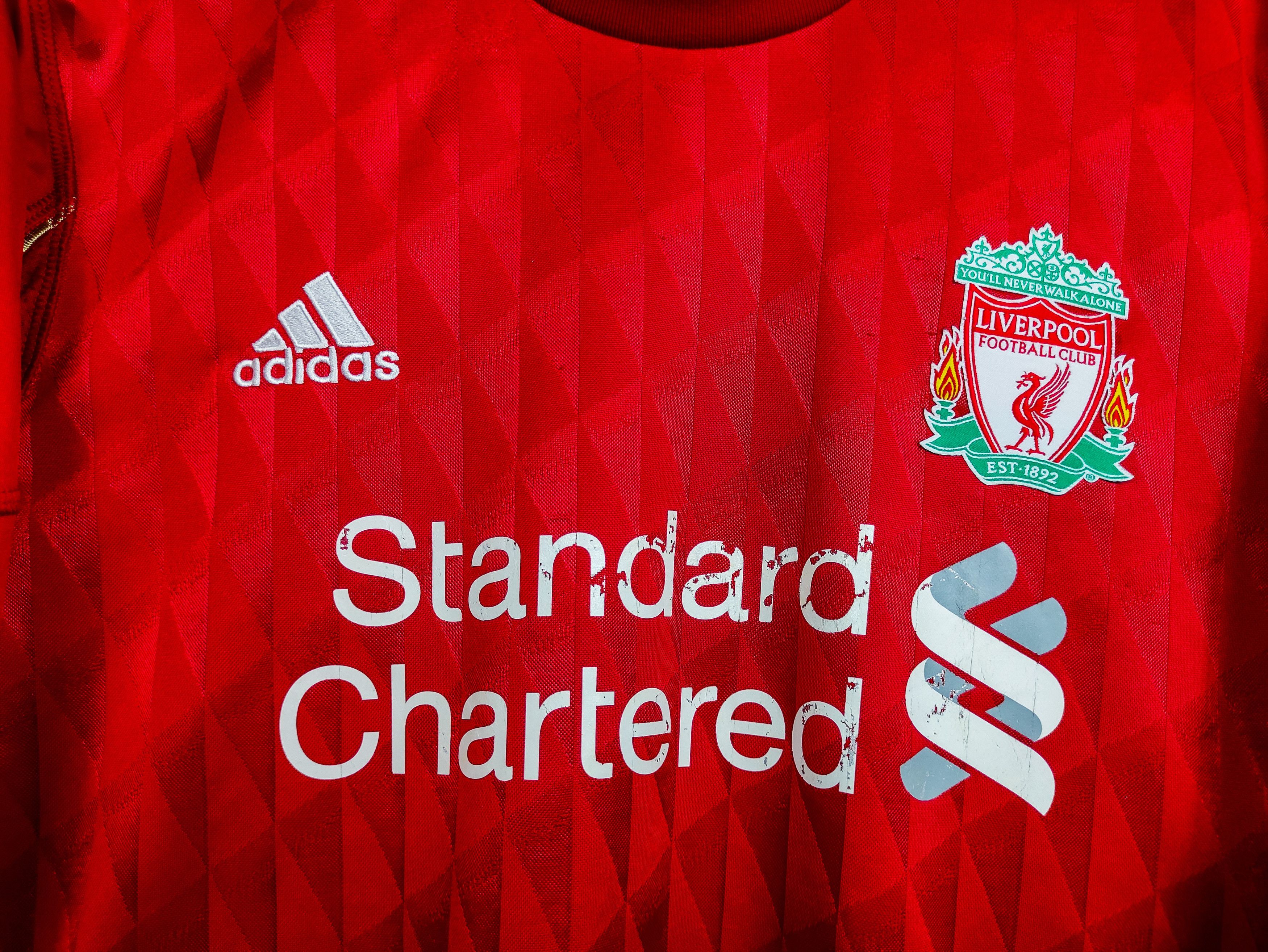 Adidas Raul Meireles #4 Liverpool FC 2010 2011 2012 Adidas Home M Size US M / EU 48-50 / 2 - 13 Thumbnail