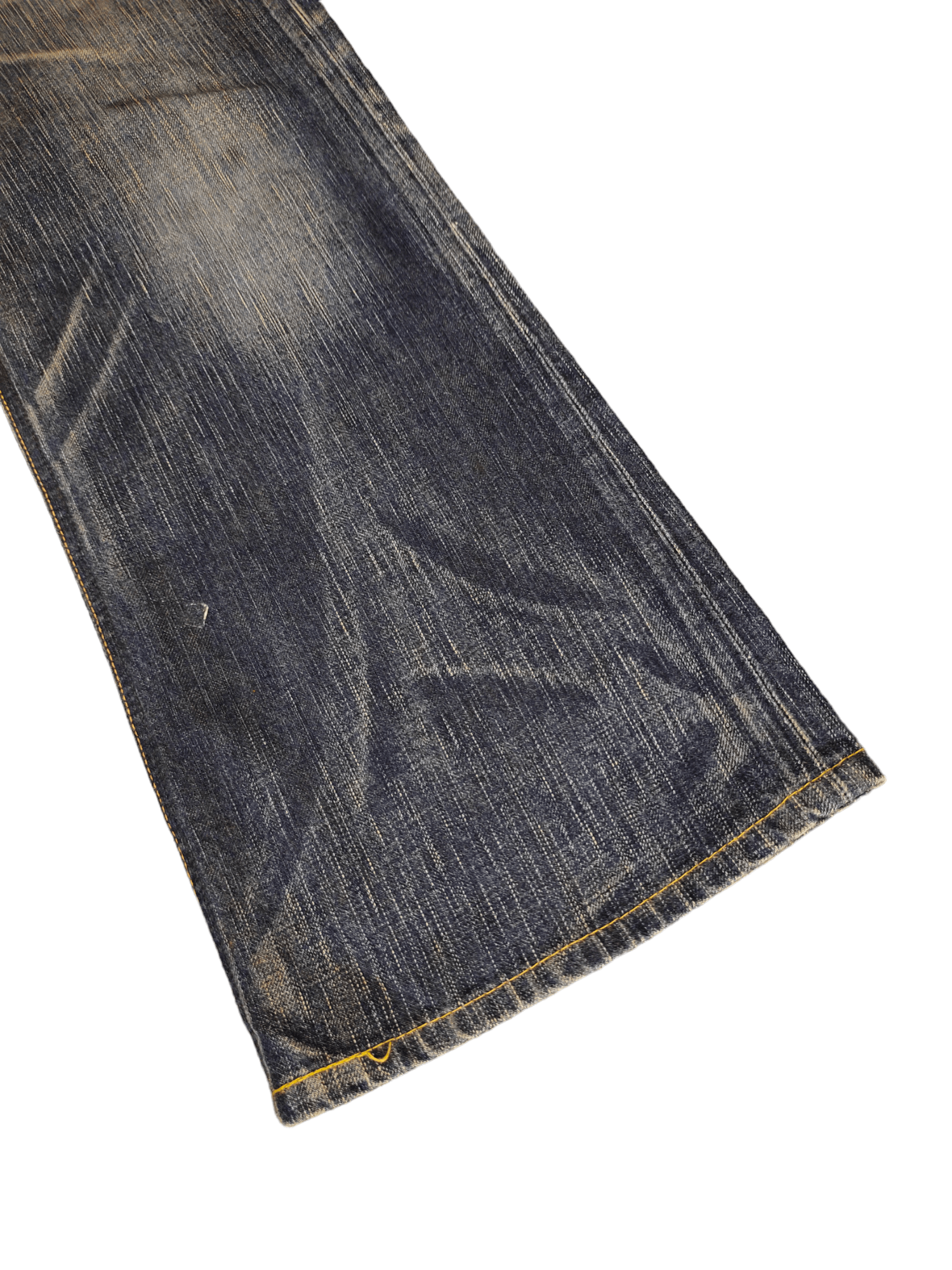 If Six Was Nine Flare Jean Edwin 503 Flare Clawmark Denim Bootcut Mudmax Goa Size US 34 / EU 50 - 8 Thumbnail