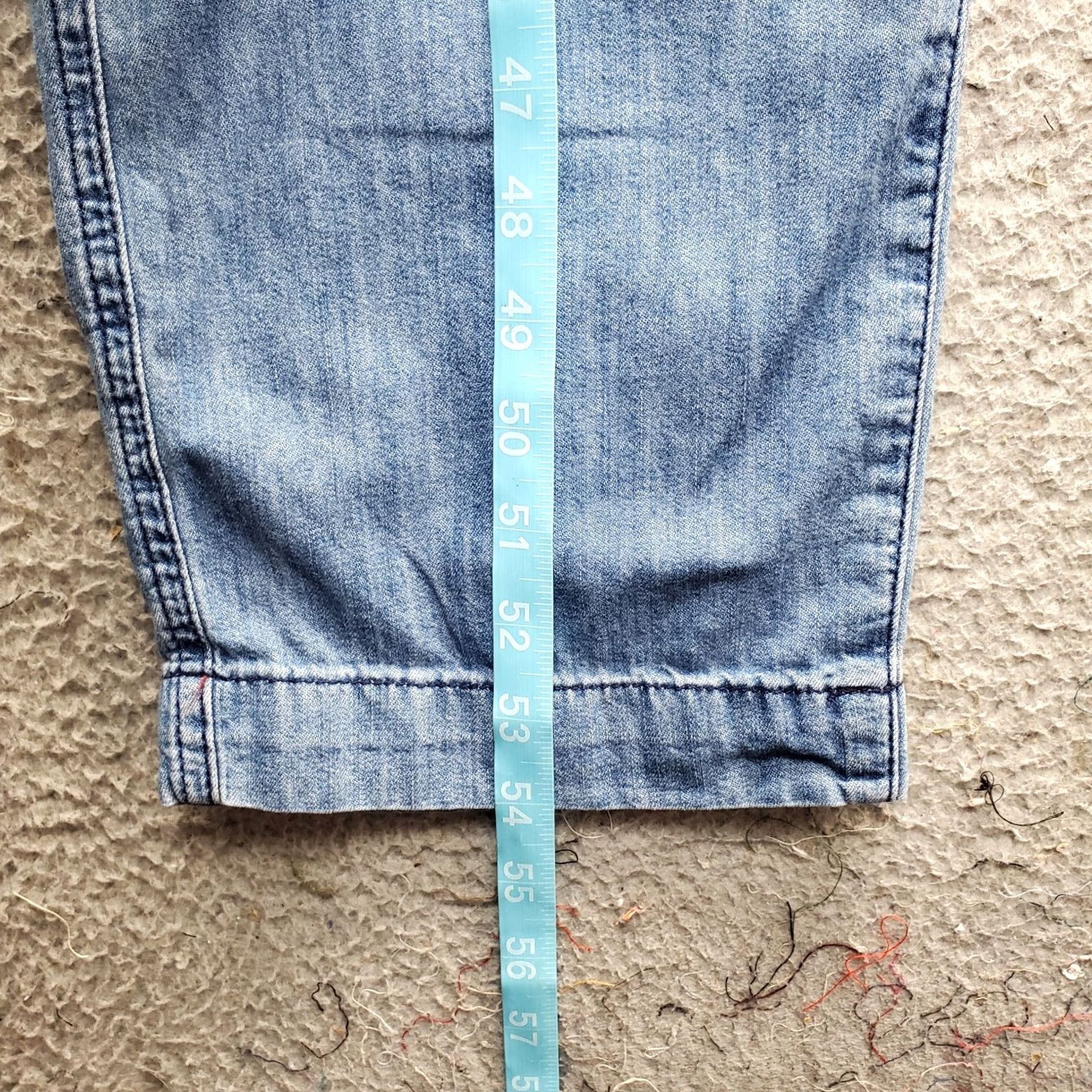 H&M H&M Jumpsuit Women 6 Blue Denim Utility Work Long Sleeve Button Front Size M / US 6-8 / IT 42-44 - 5 Thumbnail