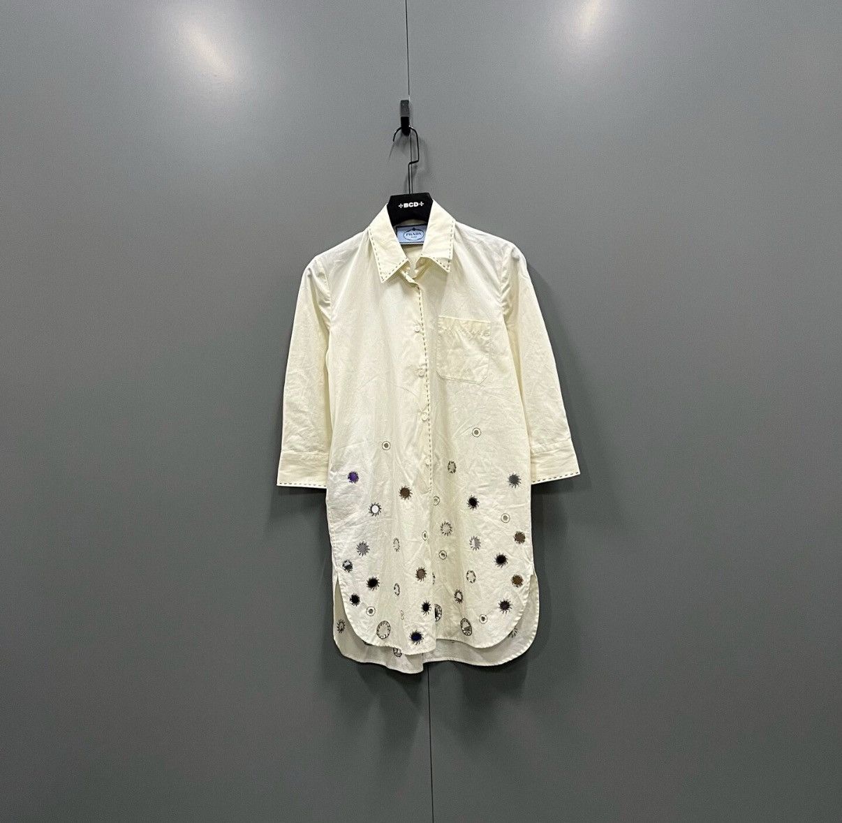 Prada Prada 23 Collection Hollow Out Embroidery Dress J41 Size M / US 6-8 / IT 42-44 - 1 Thumbnail