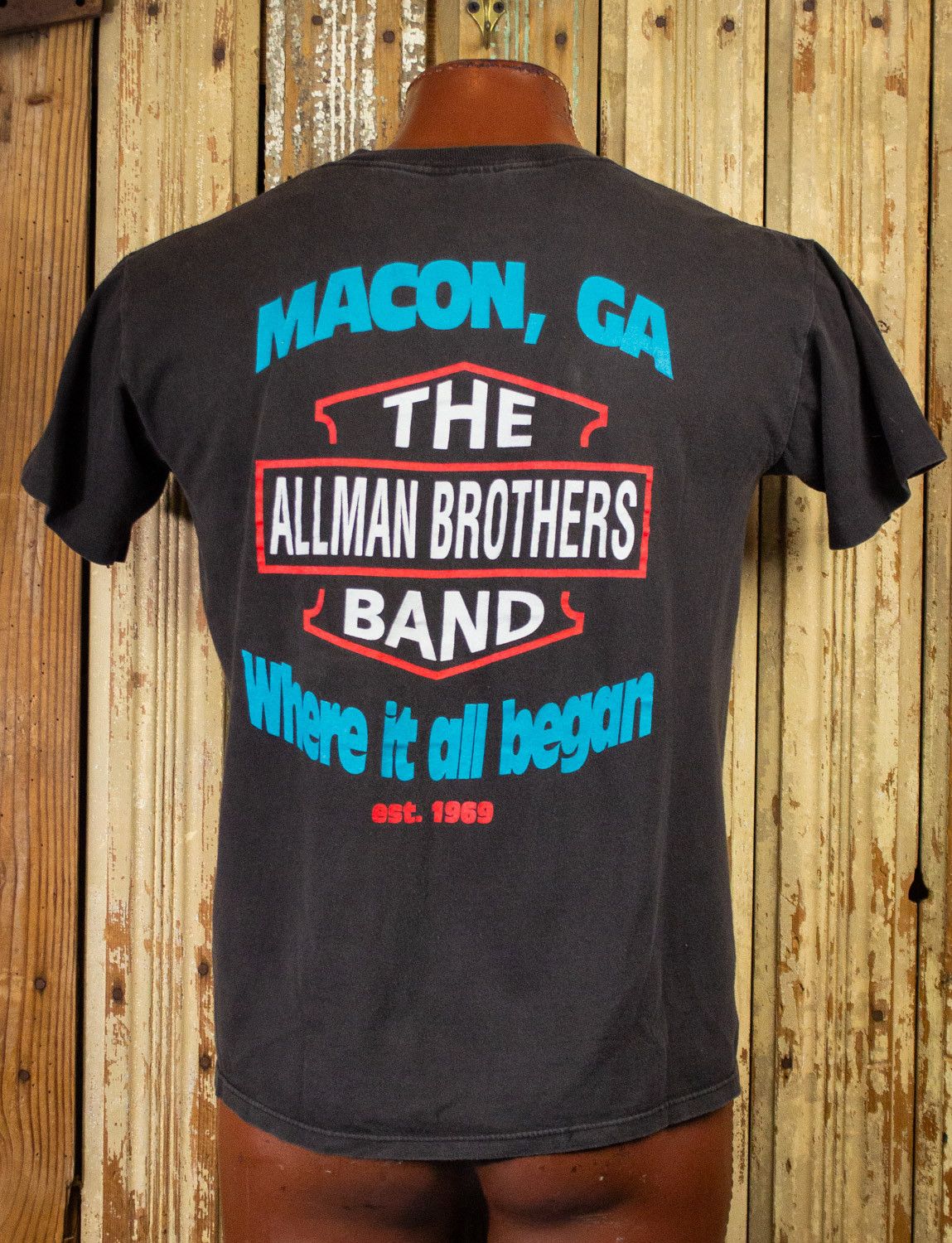 Band Tees × Vintage Vintage Allman Brothers Band Macon, GA Concert T Shirt 90s Size US L / EU 52-54 / 3 - 2 Thumbnail