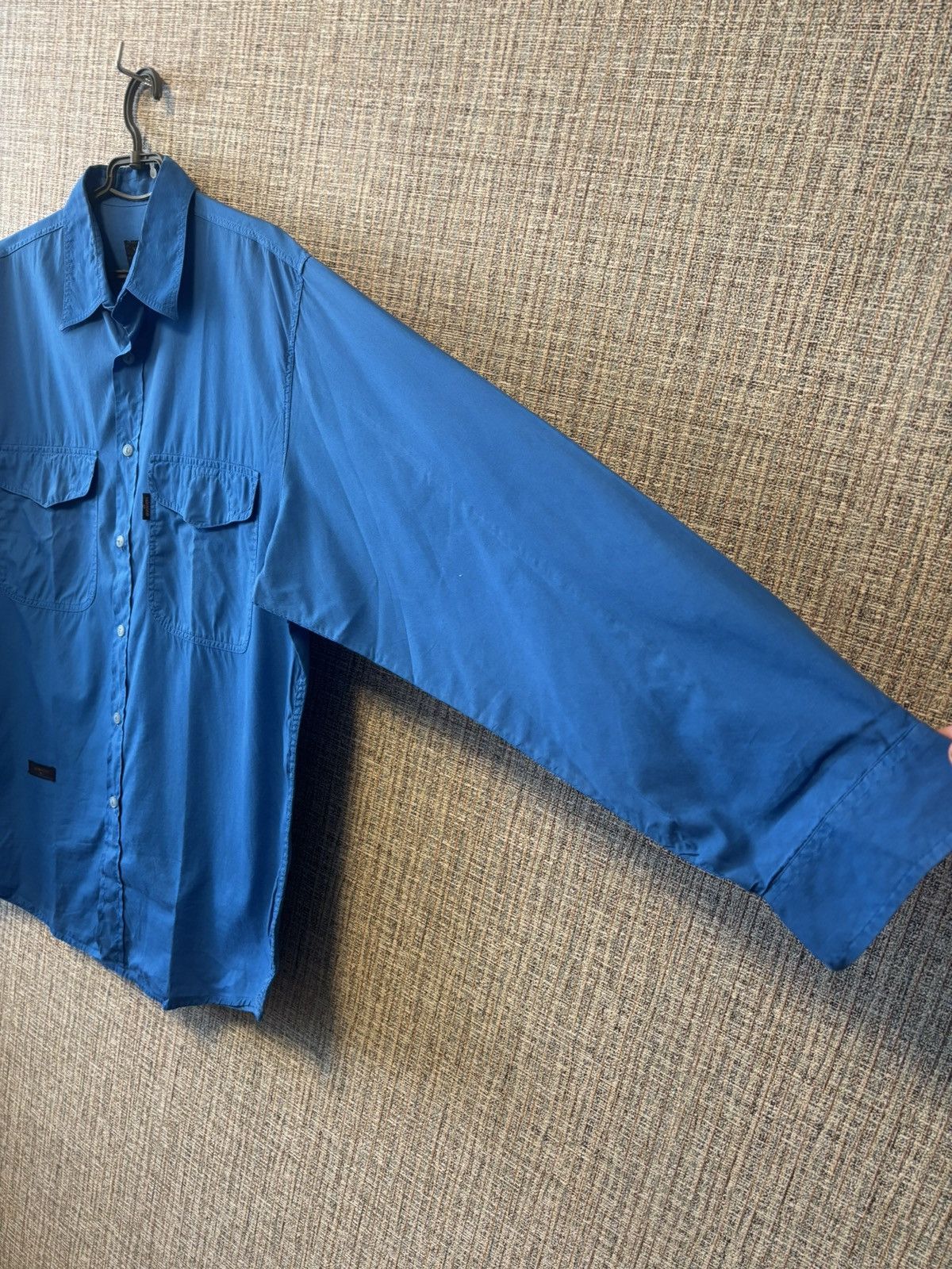 Valentino Valentino Jeans Blue Button Down Shirt Size 41 Size US L / EU 52-54 / 3 - 8 Thumbnail