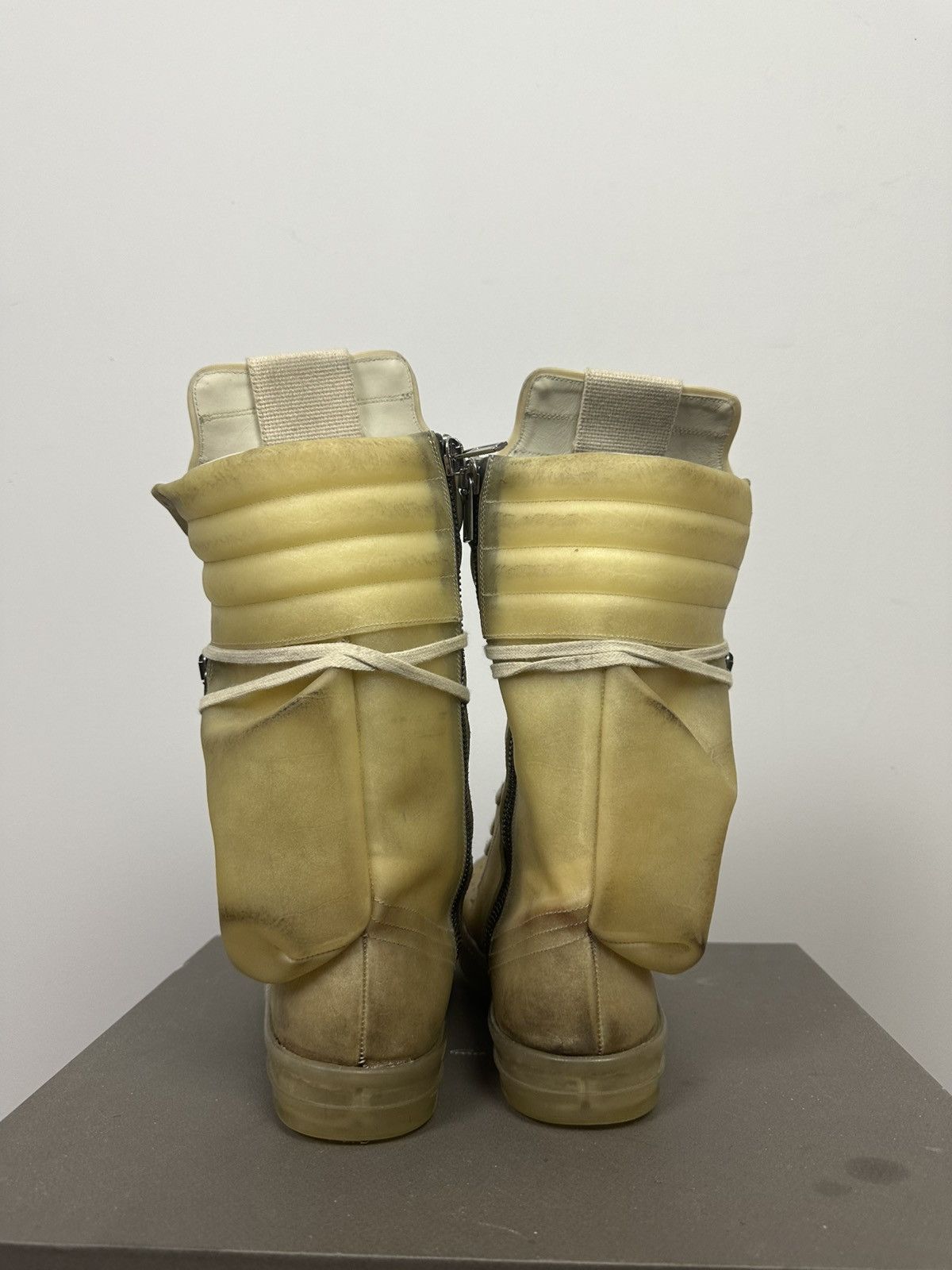 Rick Owens SS23 ‘EDFU’ Apparation Leather Cargobaskets Size US 11 / EU 44 - 4 Thumbnail