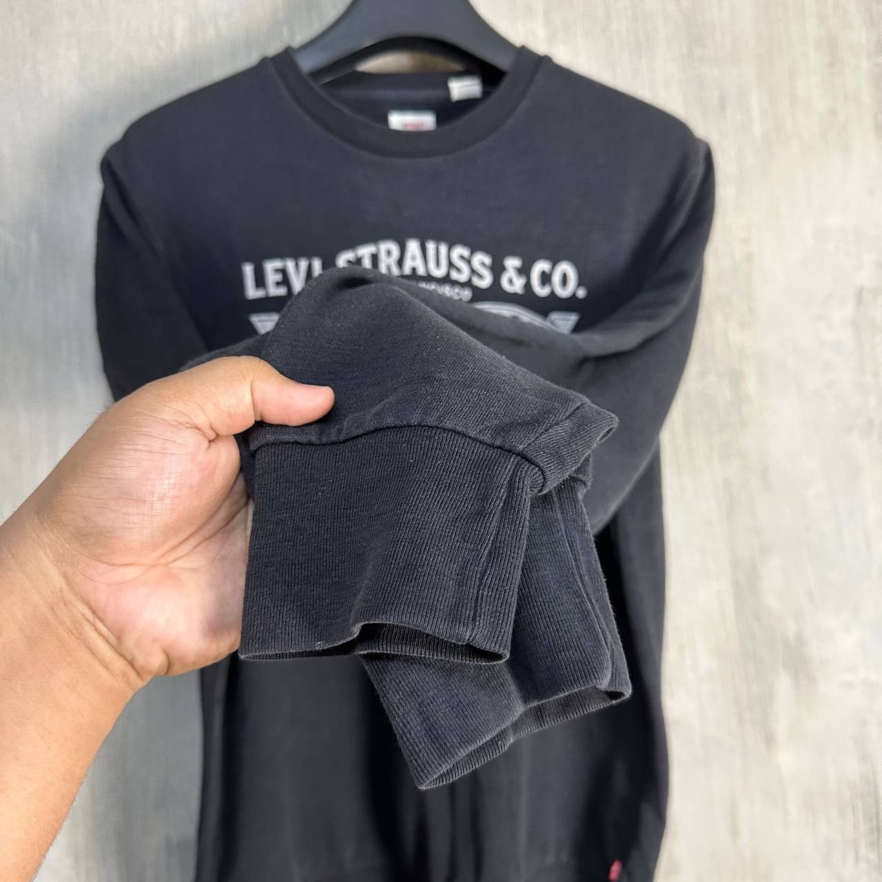 Levi's × Levi's Vintage Clothing × Vintage OG Levis Big Iconic Logo Sweatshirt Size US L / EU 52-54 / 3 - 6 Thumbnail