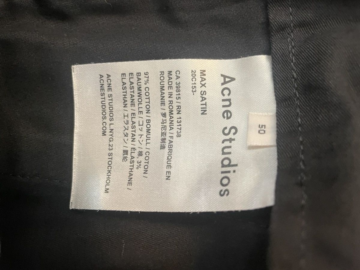 Acne Studios Acne Studios Max Satin Pant Trouser Size US 34 / EU 50 - 5 Thumbnail