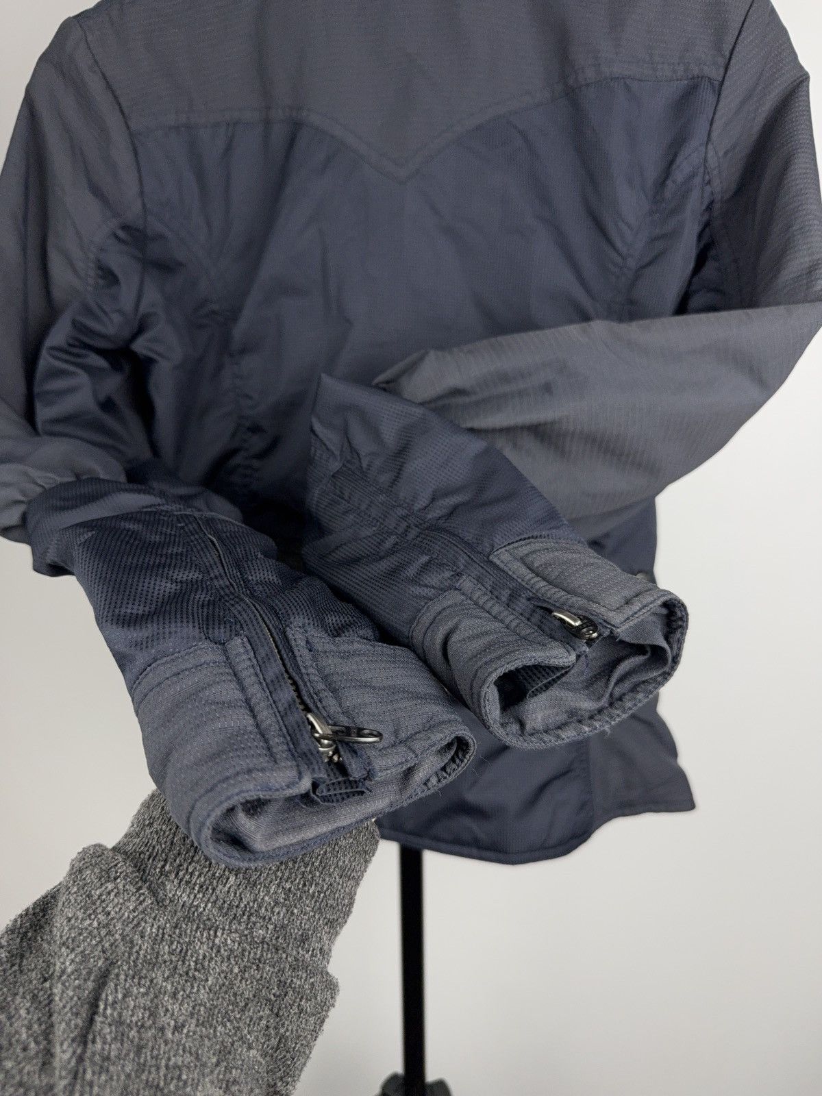 Diesel 00s Archive Diesel Cropped Moto Jacket Zip Tech Y2K Archive Size S / US 4 / IT 40 - 20 Thumbnail
