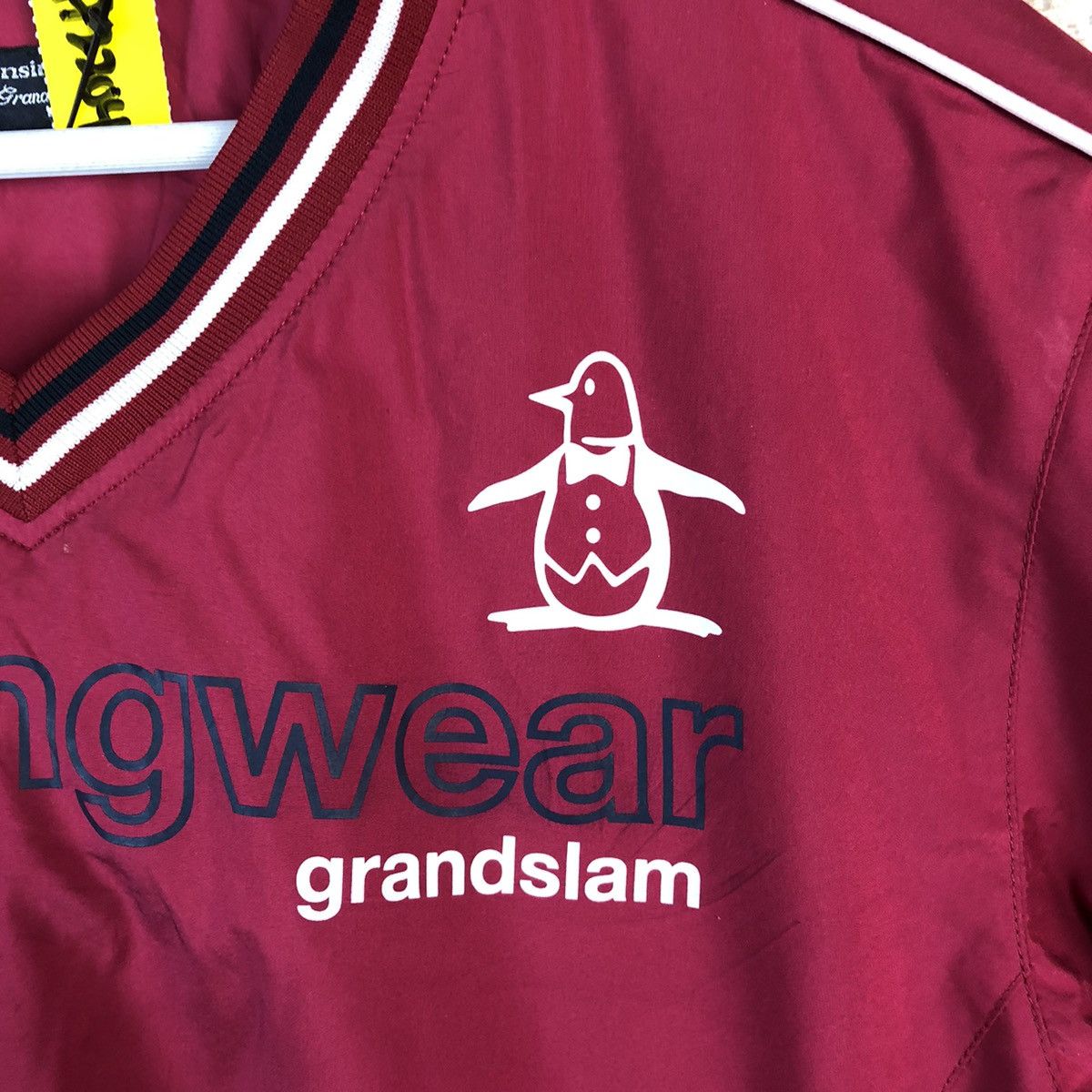 Japanese Brand Munsingwear Maroon shirt #A2204 Size US L / EU 52-54 / 3 - 9 Thumbnail