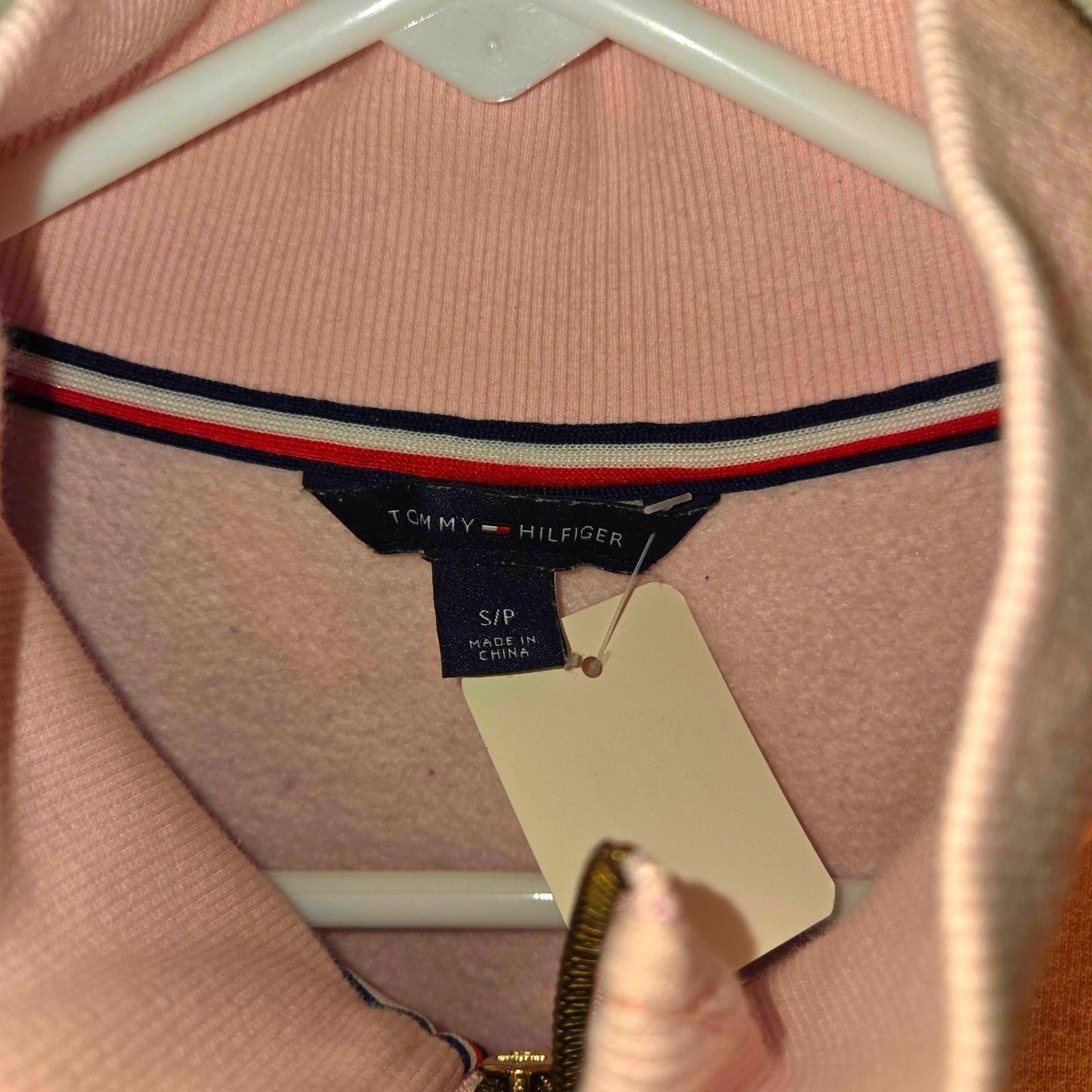 Tommy Hilfiger Tommy Hilfiger Blush Pink Pullover Jacket - Size Small Size S / US 4 / IT 40 - 6 Thumbnail