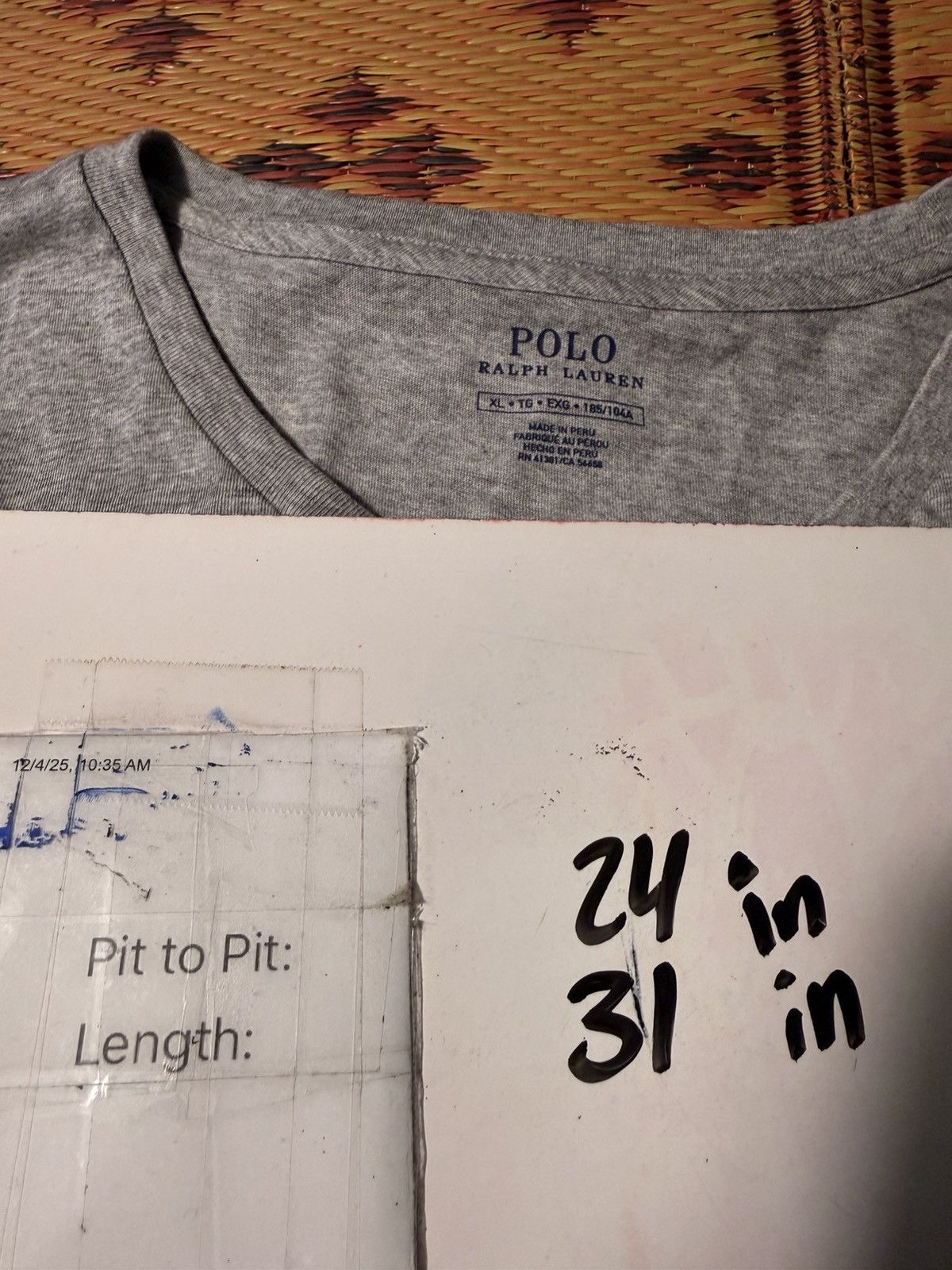 Polo Ralph Lauren Polo Ralph Lauren Big Pony T Shirt Size US XL / EU 56 / 4 - 4 Thumbnail