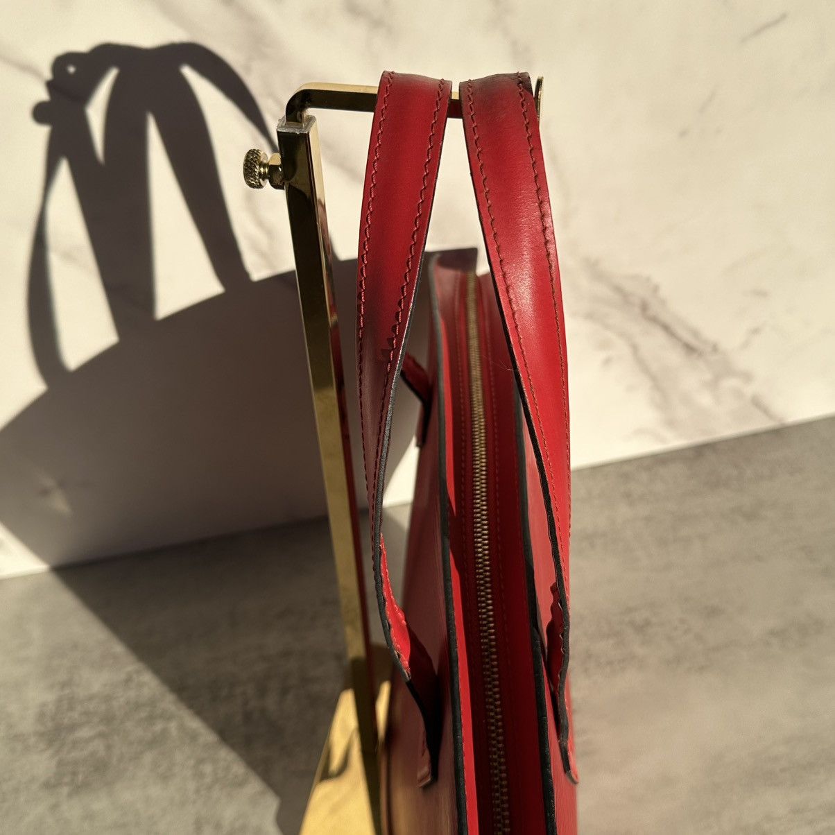 Louis Vuitton Louis Vuitton Epi Saint Jacques PM Castillan Red Size ONE SIZE - 11 Thumbnail