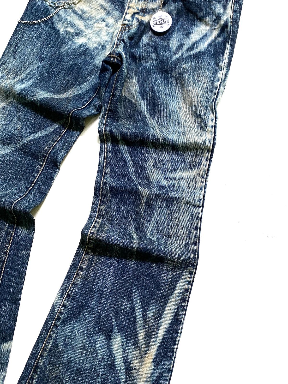 Japanese Brand SICK💰 Uknown made in japan Flare jeans Size US 30 / EU 46 - 4 Thumbnail