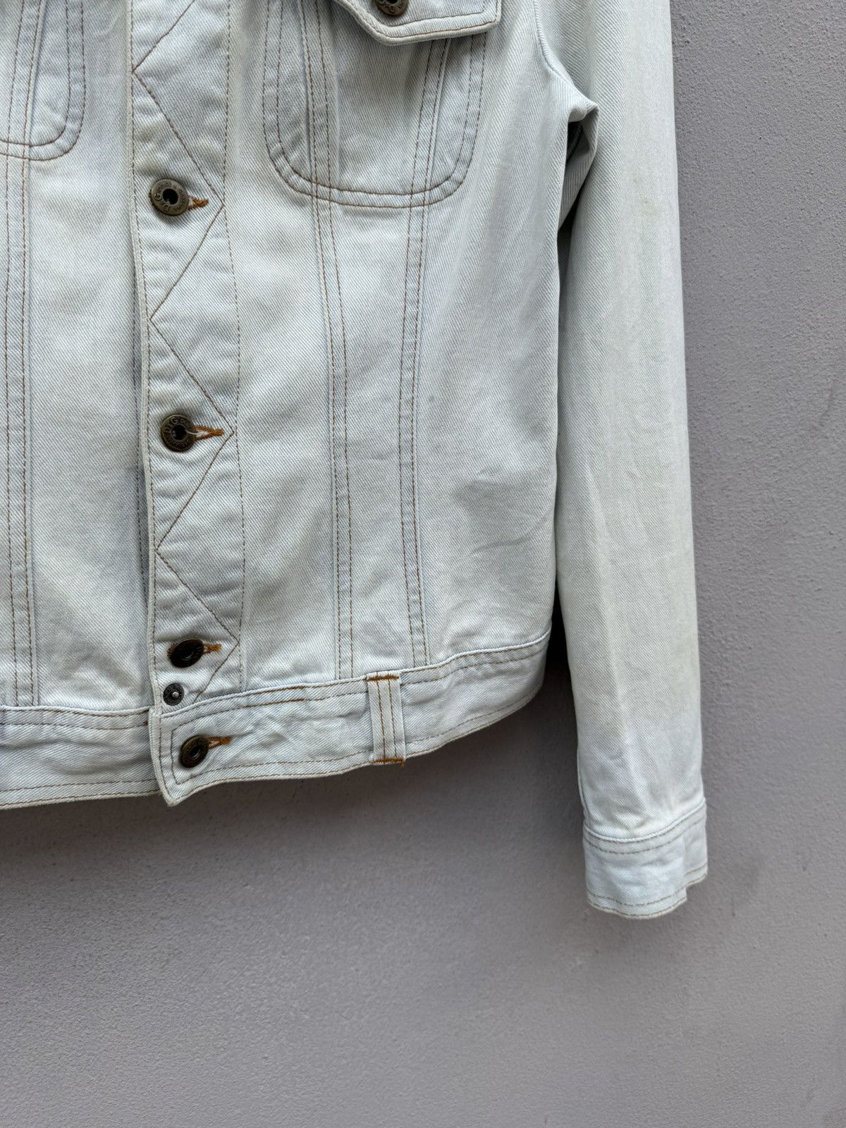 Dolce & Gabbana Dolce & Gabbana Acid Wash Denim Trucker Jacket Size S / US 4 / IT 40 - 7 Thumbnail