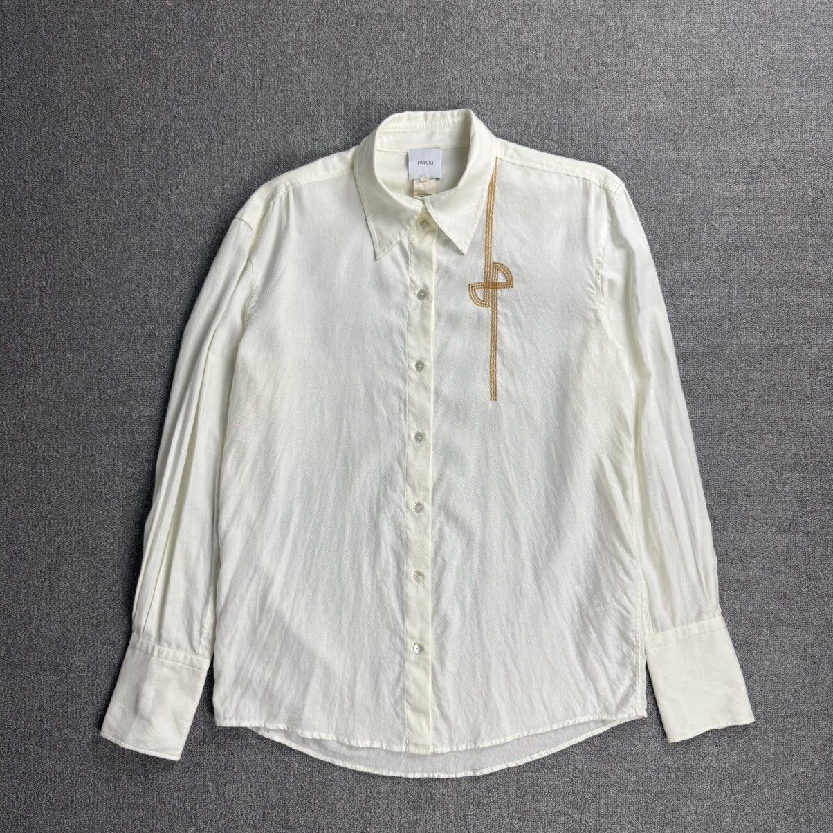 Patou - Embroidered Logo Design L/S Oversized