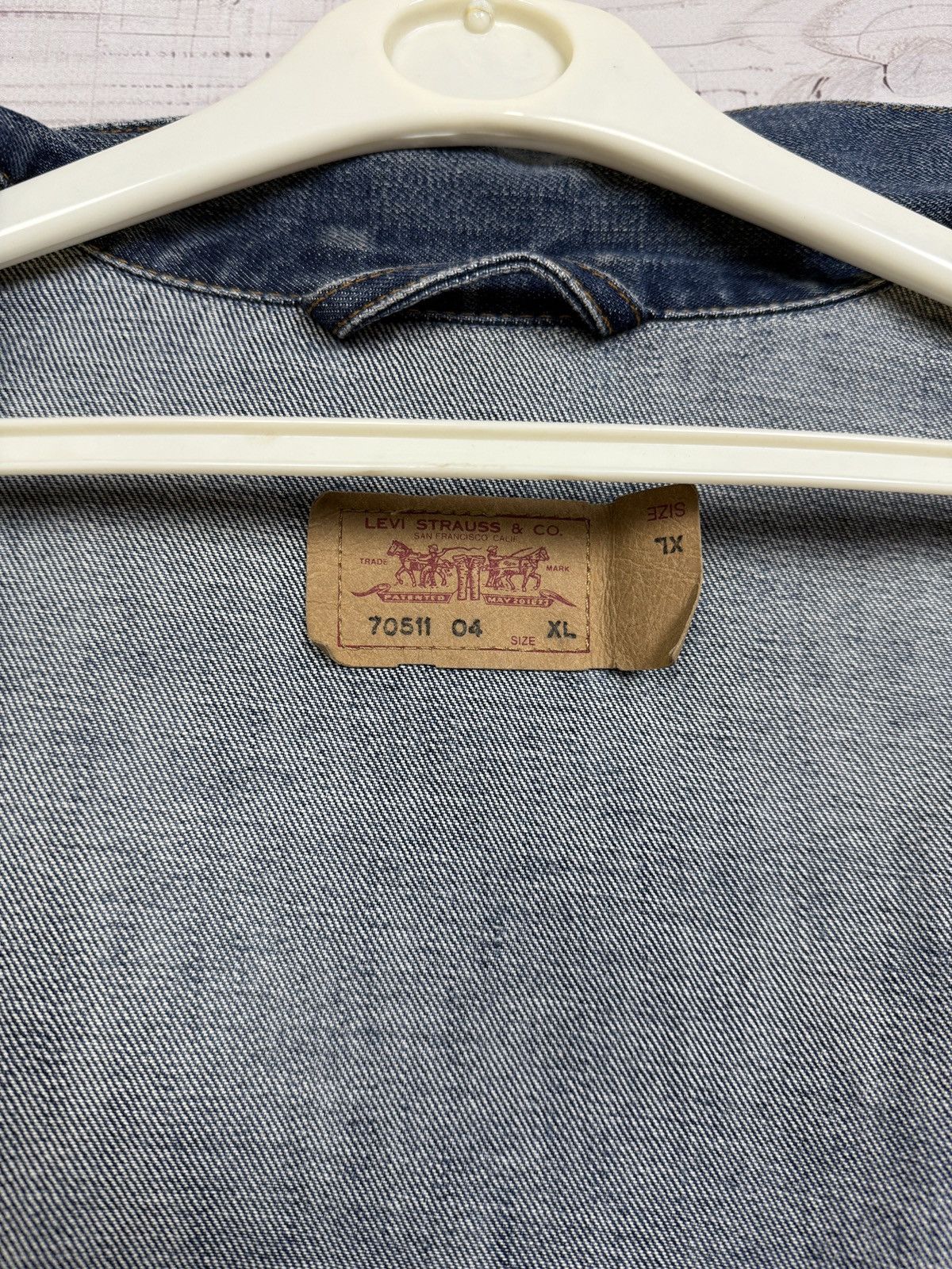 Levi's Vintage Levi's Tracker Denim Jacket Blue XL Size US XL / EU 56 / 4 - 17 Thumbnail