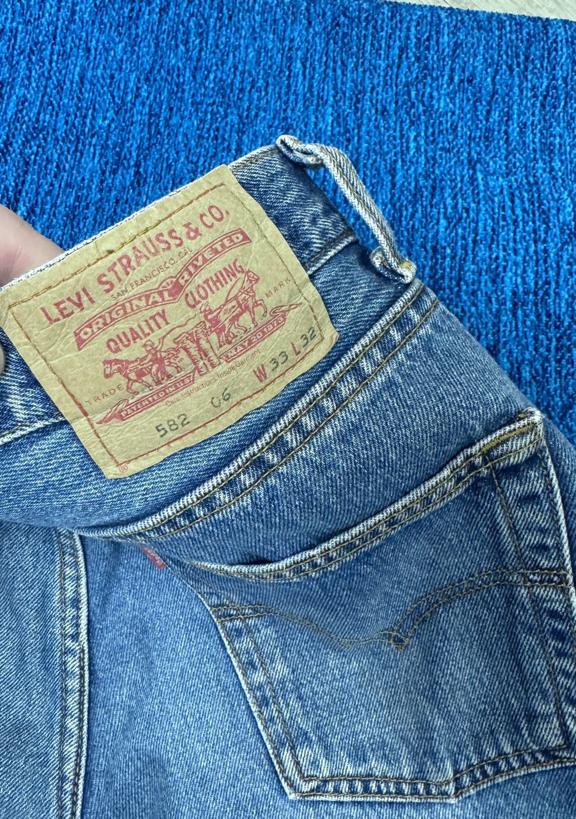 Levi's × Levi's Vintage Clothing × Vintage Vintage Levi’s Jeans 582 2002 Size W33 L32 Size US 33 - 9 Thumbnail