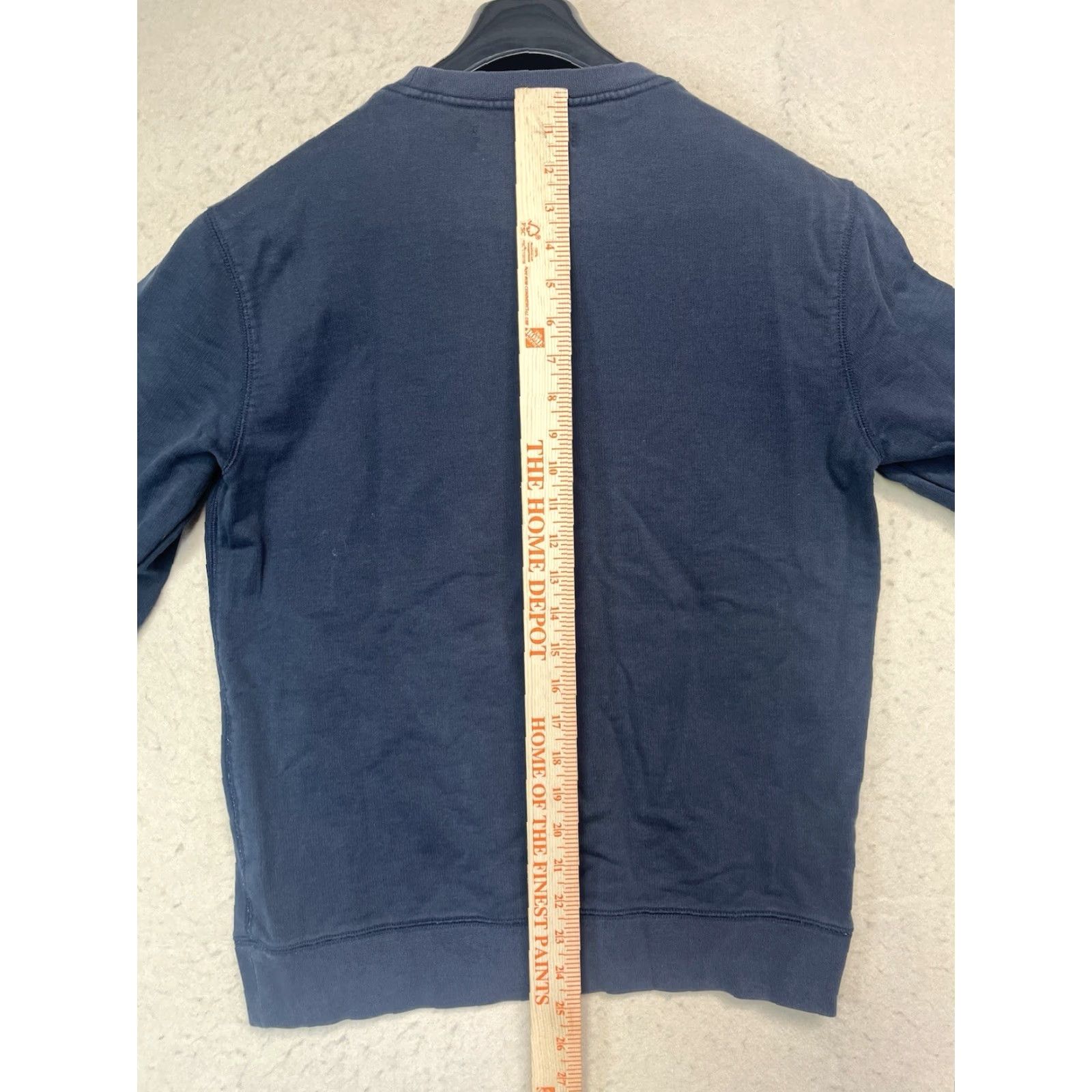 Everlane Everlane Sweatshirt Crew Neck Pullover S Small Blue Women Long Sleeve Cotton Polyester Pullover Activewear Fall Spring Winter Size S / US 4 / IT 40 - 4 Thumbnail