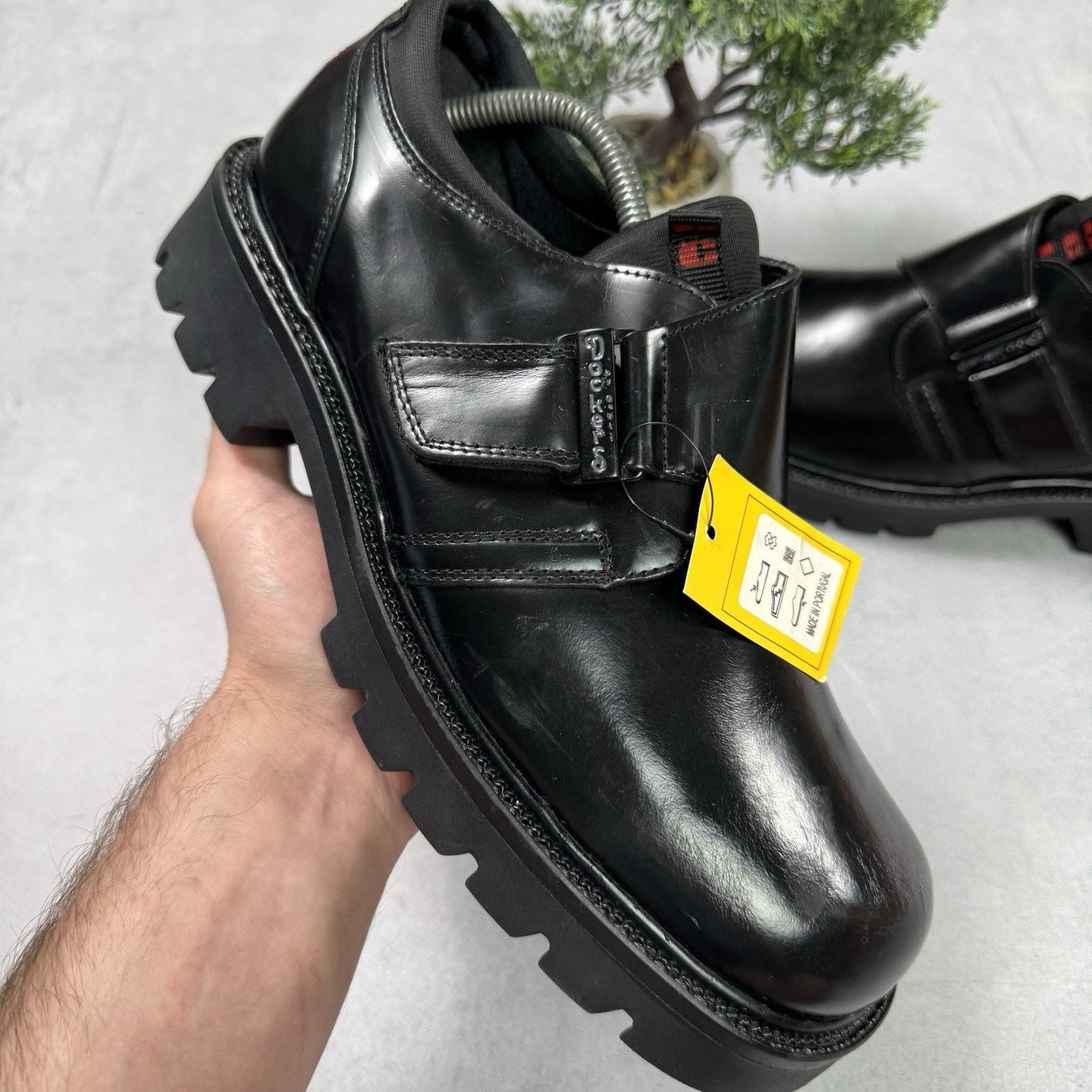 Dockers Dockers Vintage Chunky Black Platform Boots Y2K Size US 10 Size US 10 / IT 40 - 4 Thumbnail
