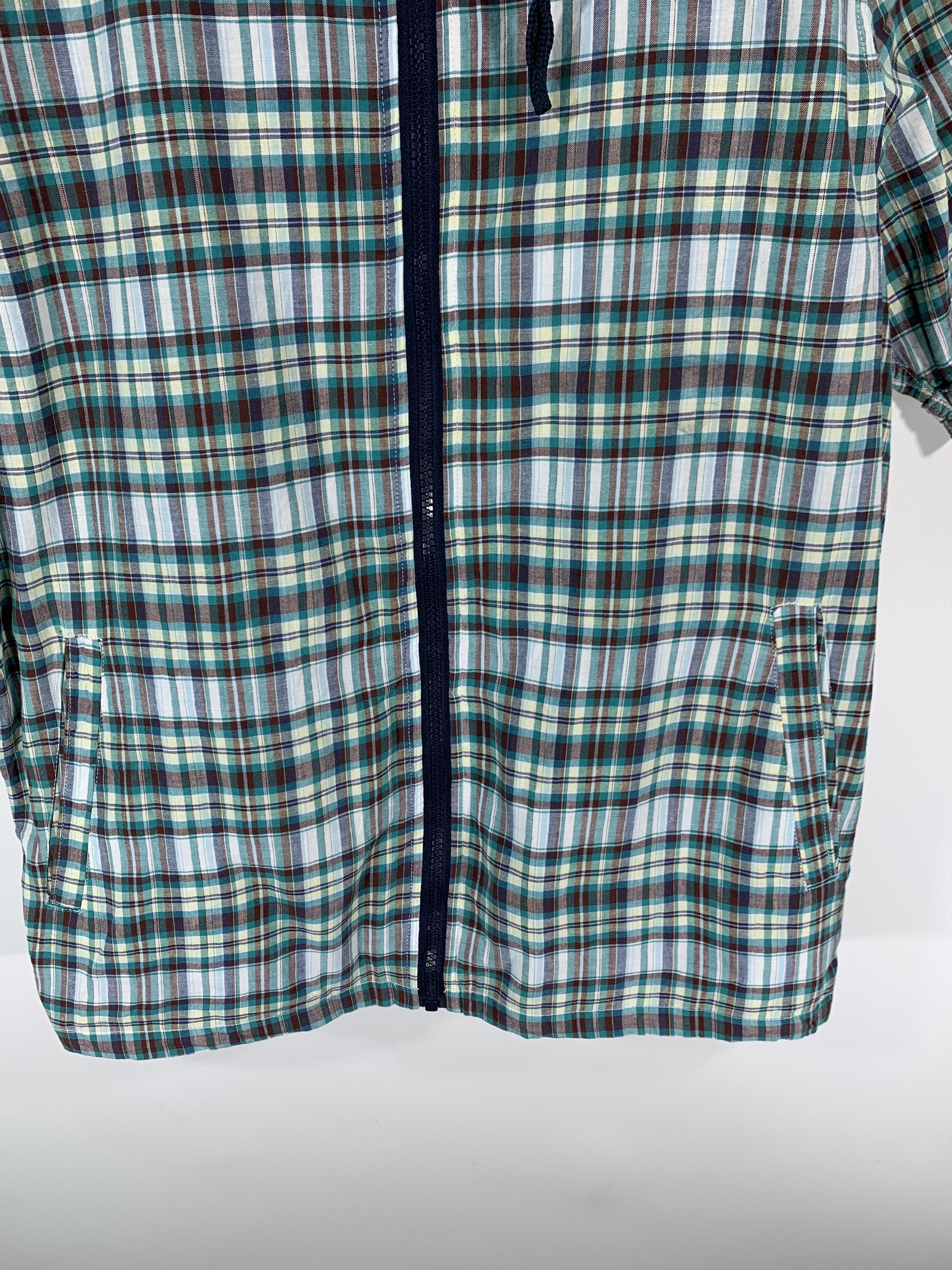 Converse ⚡️Converse Plaid Hoodie Short Sleeve Size US S / EU 44-46 / 1 - 2 Thumbnail