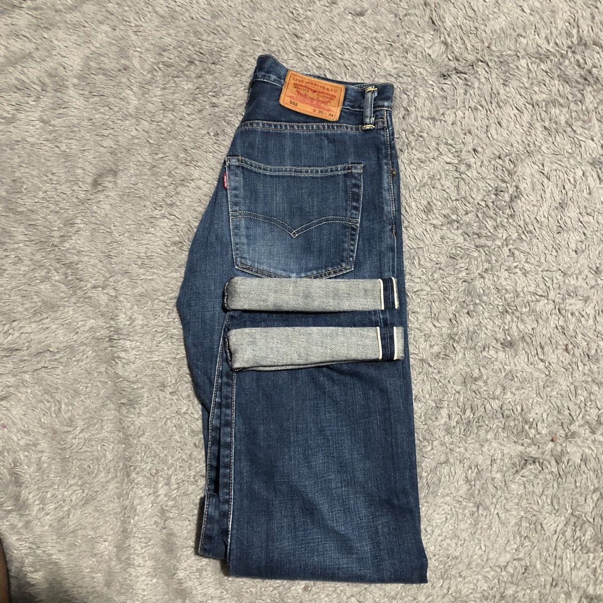 Levi's × Levi's Vintage Clothing Vtg LEVIS 502 SELVEDGE MADE IN JAPAN Size US 30 / EU 46 - 14 Thumbnail