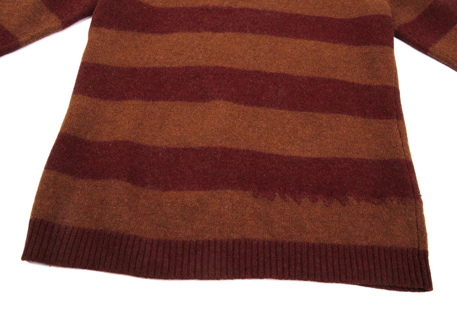 Yohji Yamamoto Yohji Yamamoto Embroidered Design Striped Sweater Size US S / EU 44-46 / 1 - 6 Thumbnail